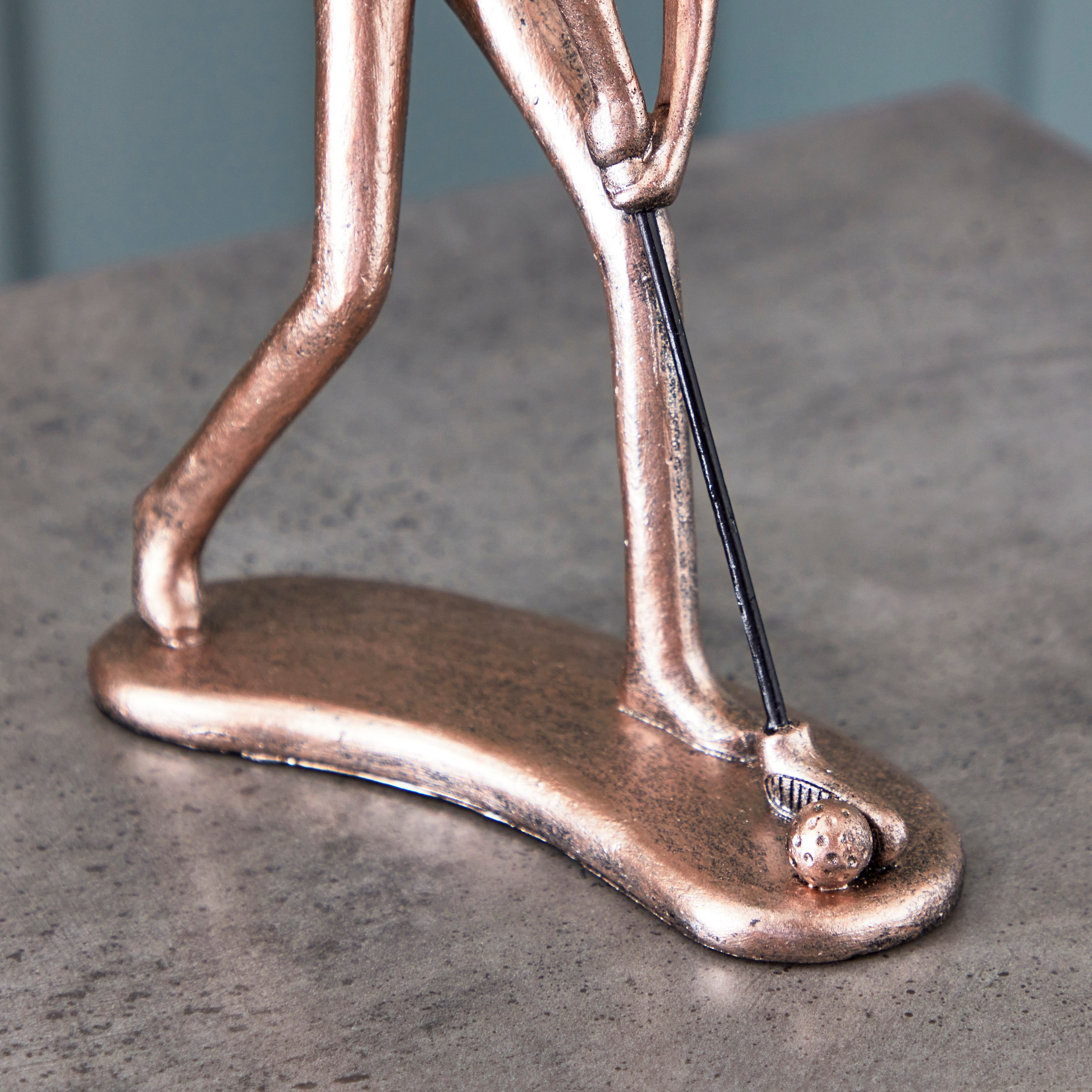 Holly Polyresin Golfer Decorative Accent - 17.5x6.8x22.2 cm-hbxhomeware-homedecor-figurinesandornaments-image-4