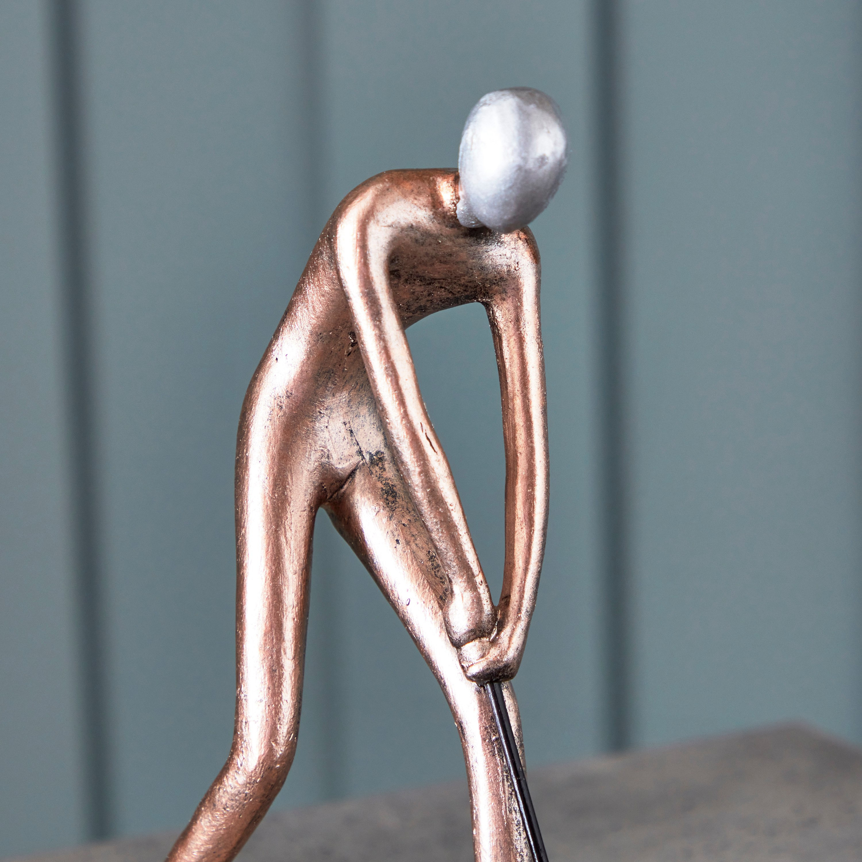 Holly Polyresin Golfer Decorative Accent - 17.5x6.8x22.2 cm-hbxhomeware-homedecor-figurinesandornaments-image-5
