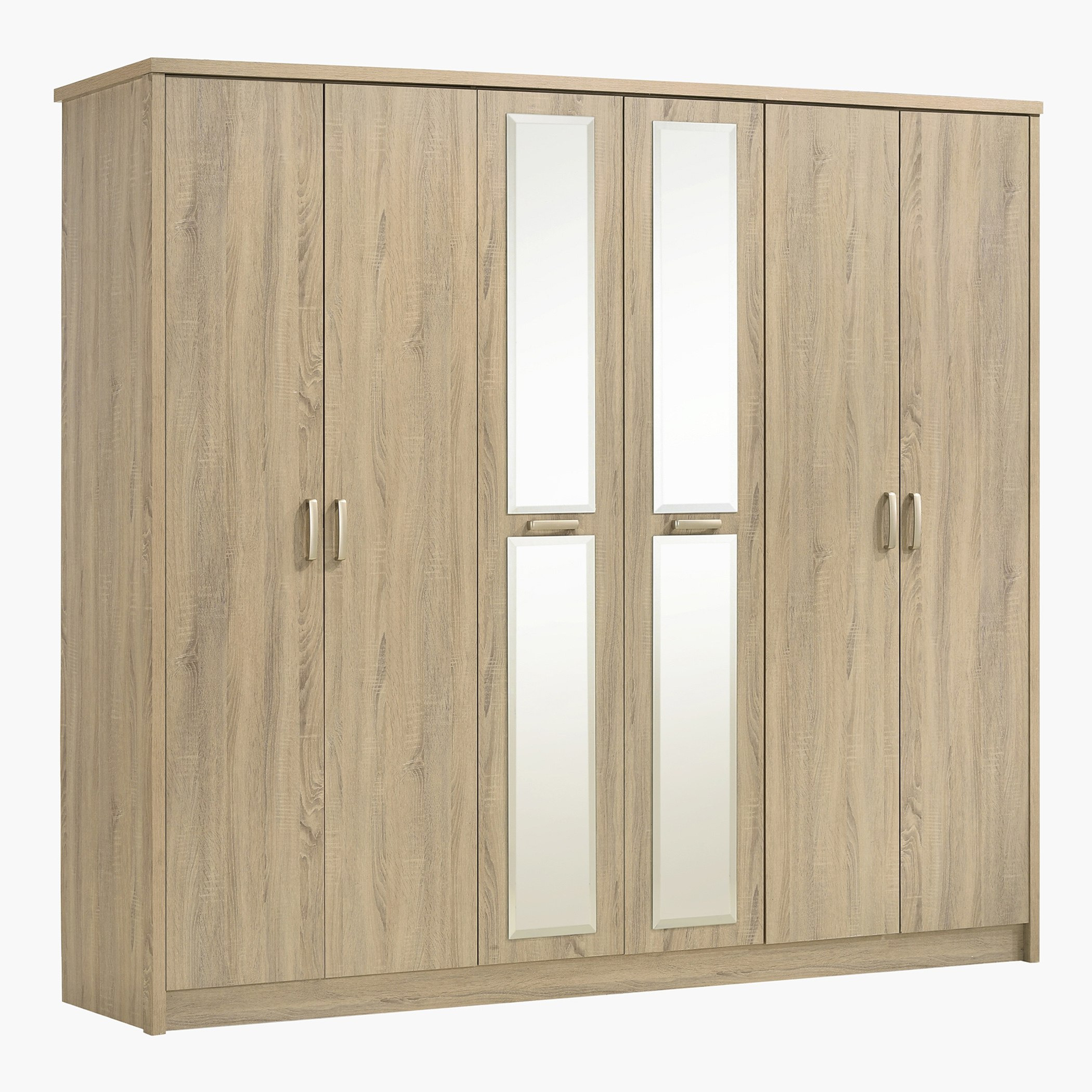 خزانة ملابس 6 أبواب بمرآتين من كوبر-hbxfurniture-wardrobes-image-2