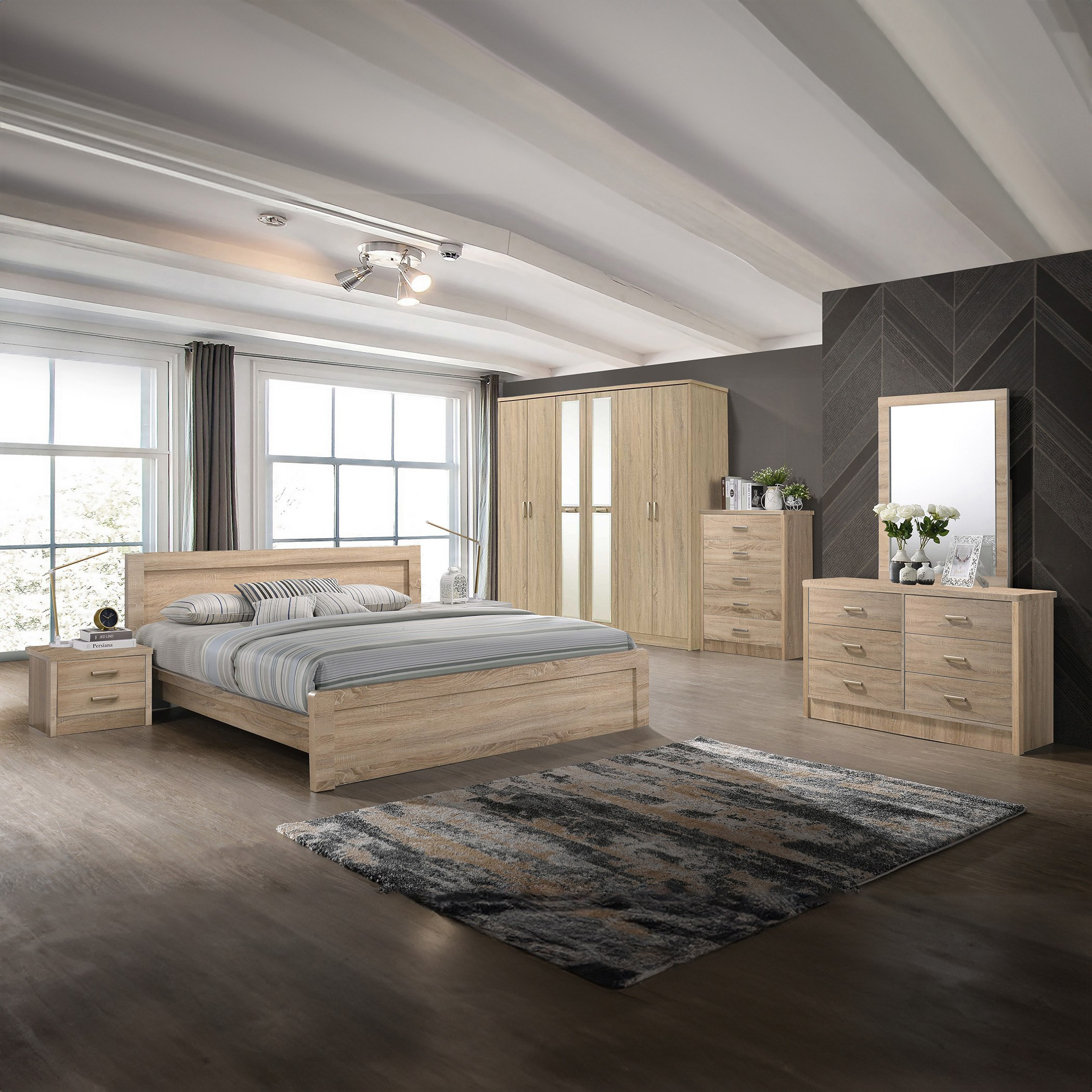 خزانة ملابس 6 أبواب بمرآتين من كوبر-hbxfurniture-wardrobes-image-5