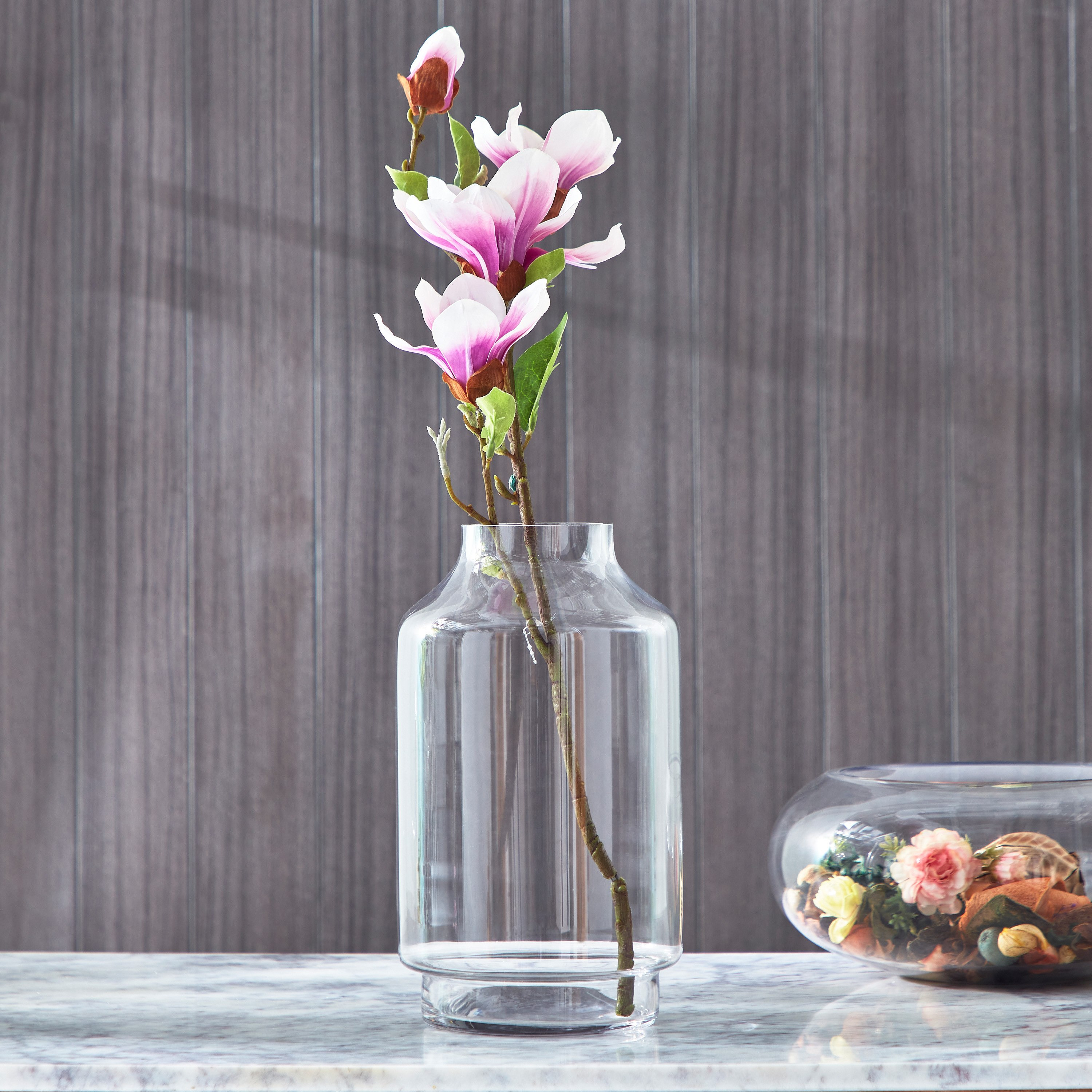مزهرية زجاجية من أتلانتا - 17x17x30 سم-hbxbedroom-decorandaccessories-vases-image-1