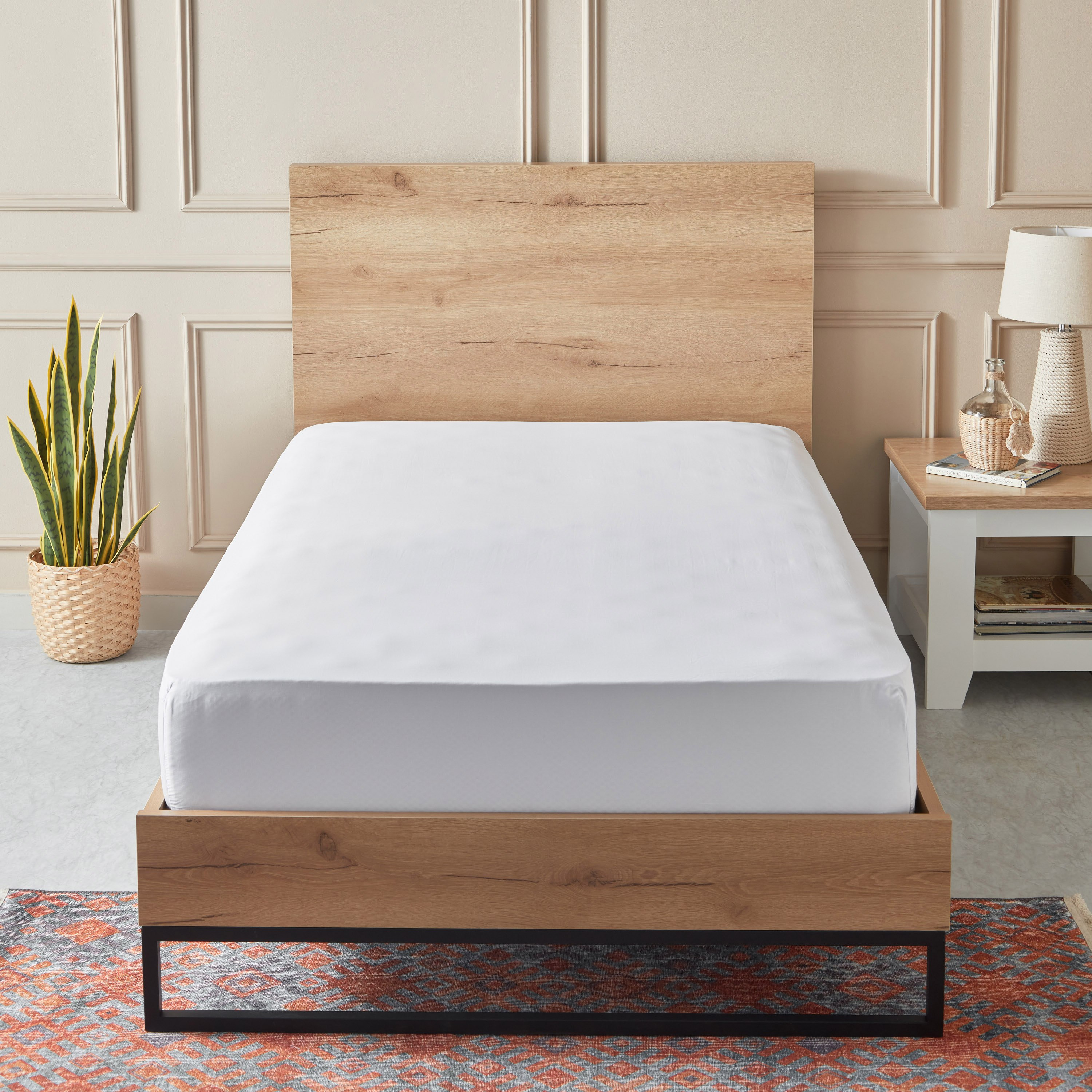 شرشف مطاطي توين من قطن الخيزران من إيكوبليس - 120x200+33 سم-hbxhomeware-hbxbedroom-image-2