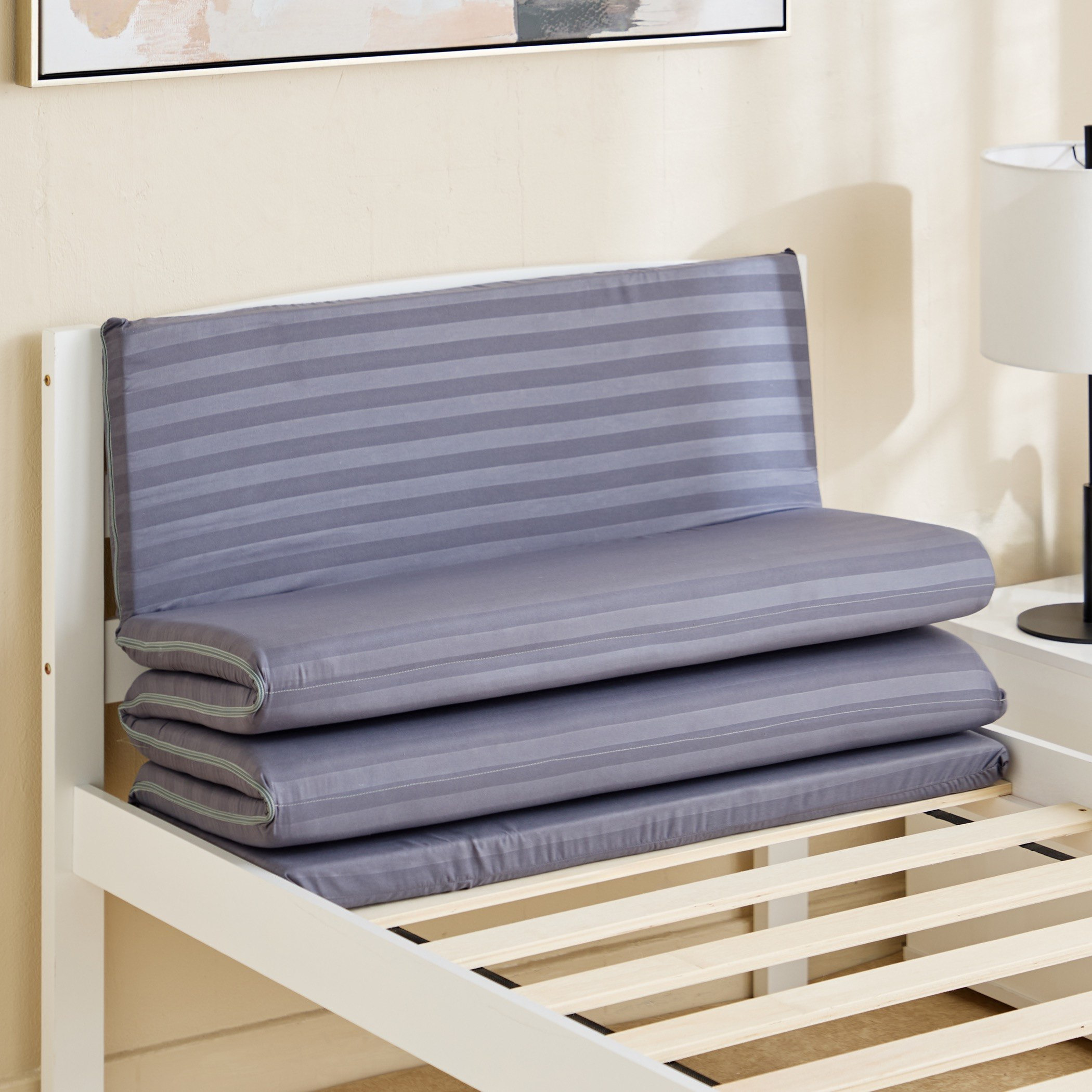SleepEase iFlex Trifold Foldable Travel Foam Single Mattress with Pillowcase - 90x180x3 cm-hbxfurniture-bedroom-mattresses-single-image-7
