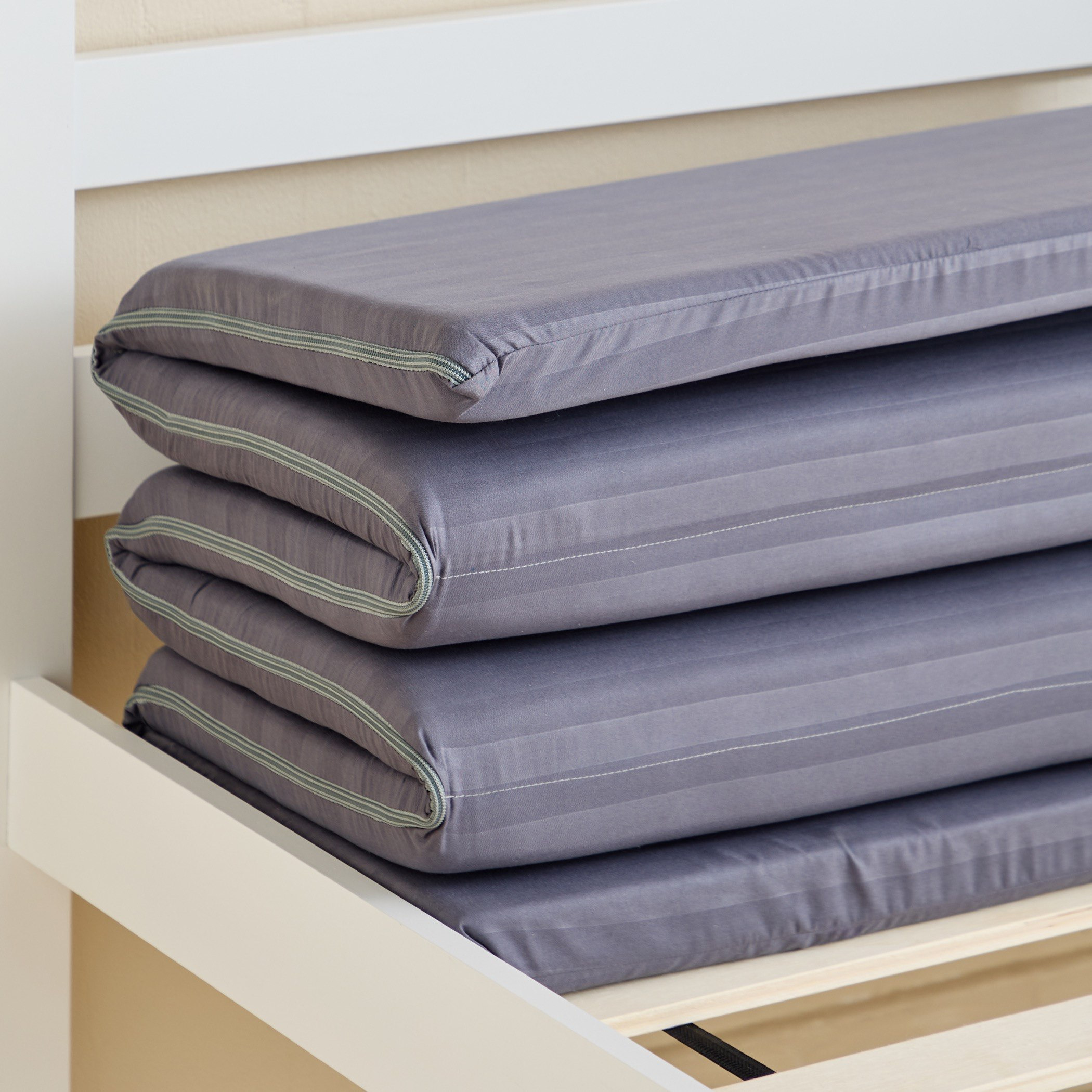 SleepEase iFlex Trifold Foldable Travel Foam Single Mattress with Pillowcase - 90x180x3 cm-hbxfurniture-bedroom-mattresses-single-image-9
