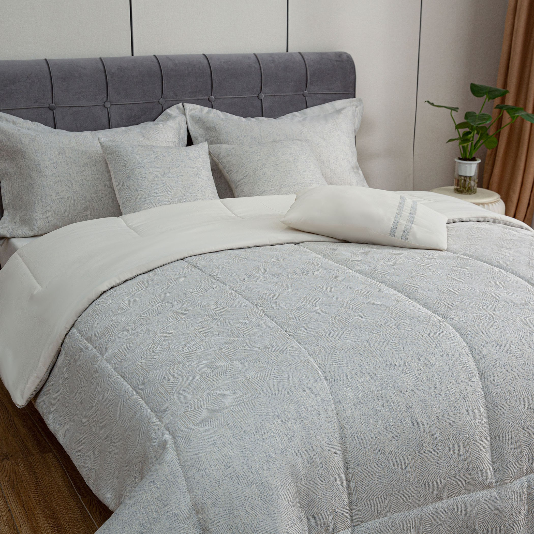 طقم لحاف كينج جاكارد 7 قطع من بروكيد - 220x240 سم-hbxhomeware-hbxdecorandfurnishings-image-3