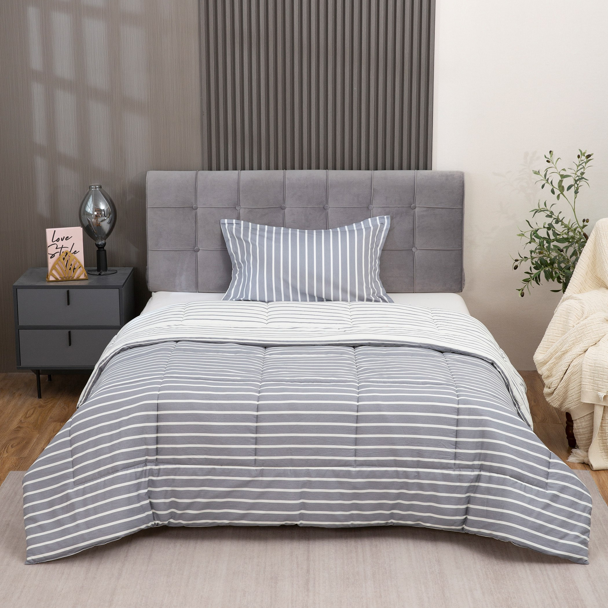 طقم لحاف توين قطن بطبعات قطعتين من فيرونا سوبي - 160x220 سم-hbxhomeware-hbxdecorandfurnishings-image-2