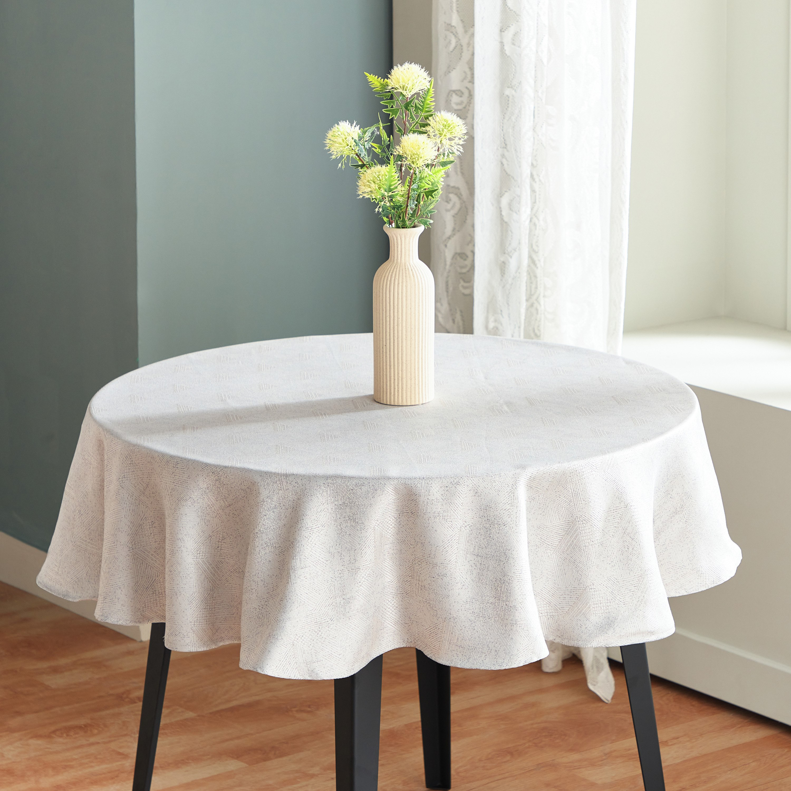 مفرش طاولة جاكارد مستدير من هاربر نابري - 140 سم-hbxdecorandfurnishings-homefurnishings-tablelinens-image-1