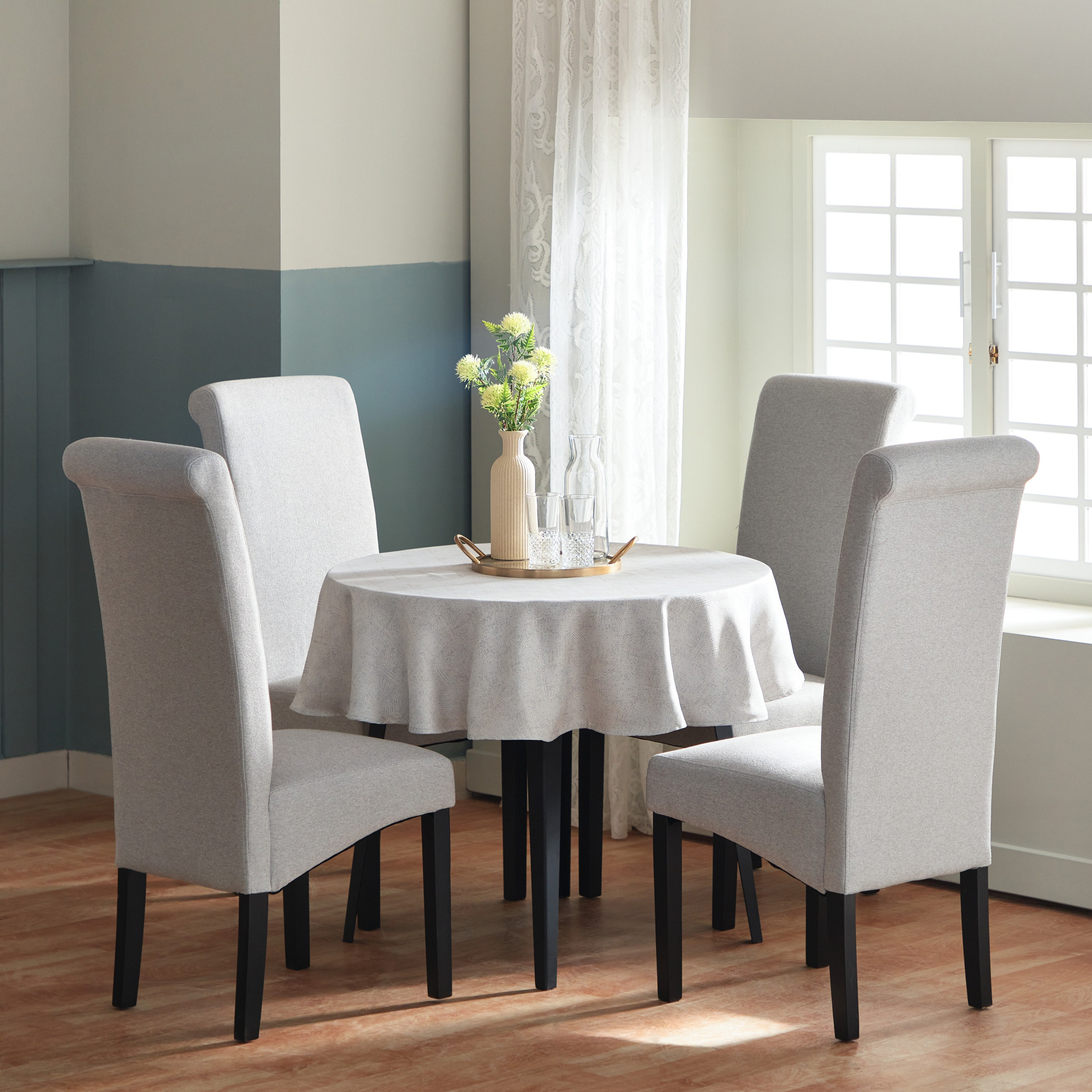 مفرش طاولة جاكارد مستدير من هاربر نابري - 140 سم-hbxdecorandfurnishings-homefurnishings-tablelinens-image-4