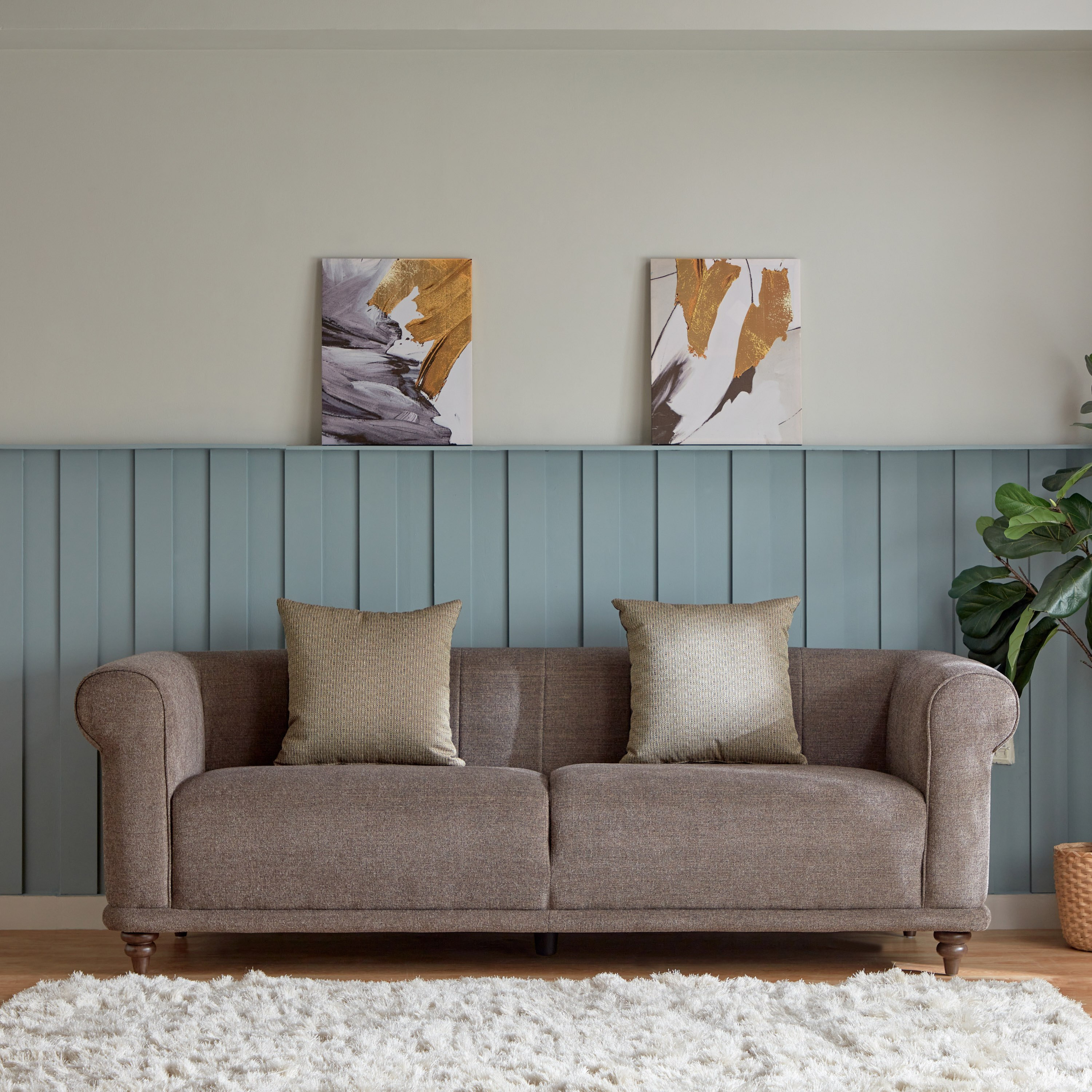 Oshawa 3-Seater Fabric Sofa with 2 Cushions-hbxlivingroom-sofasandarmchairs-sofas-image-3