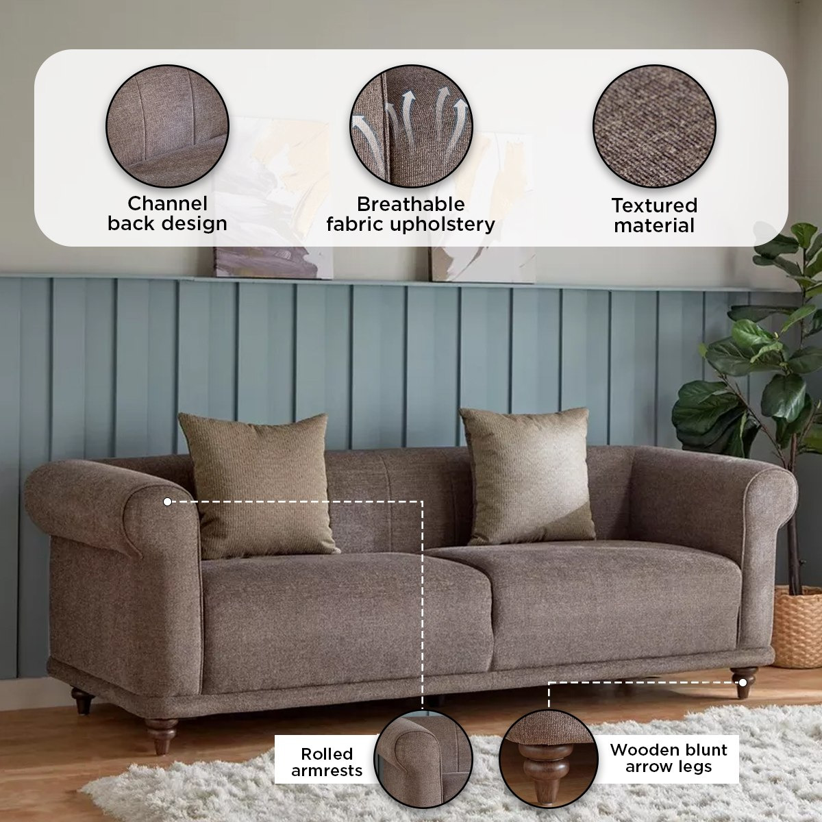 Oshawa 3-Seater Fabric Sofa with 2 Cushions-hbxlivingroom-sofasandarmchairs-sofas-image-8
