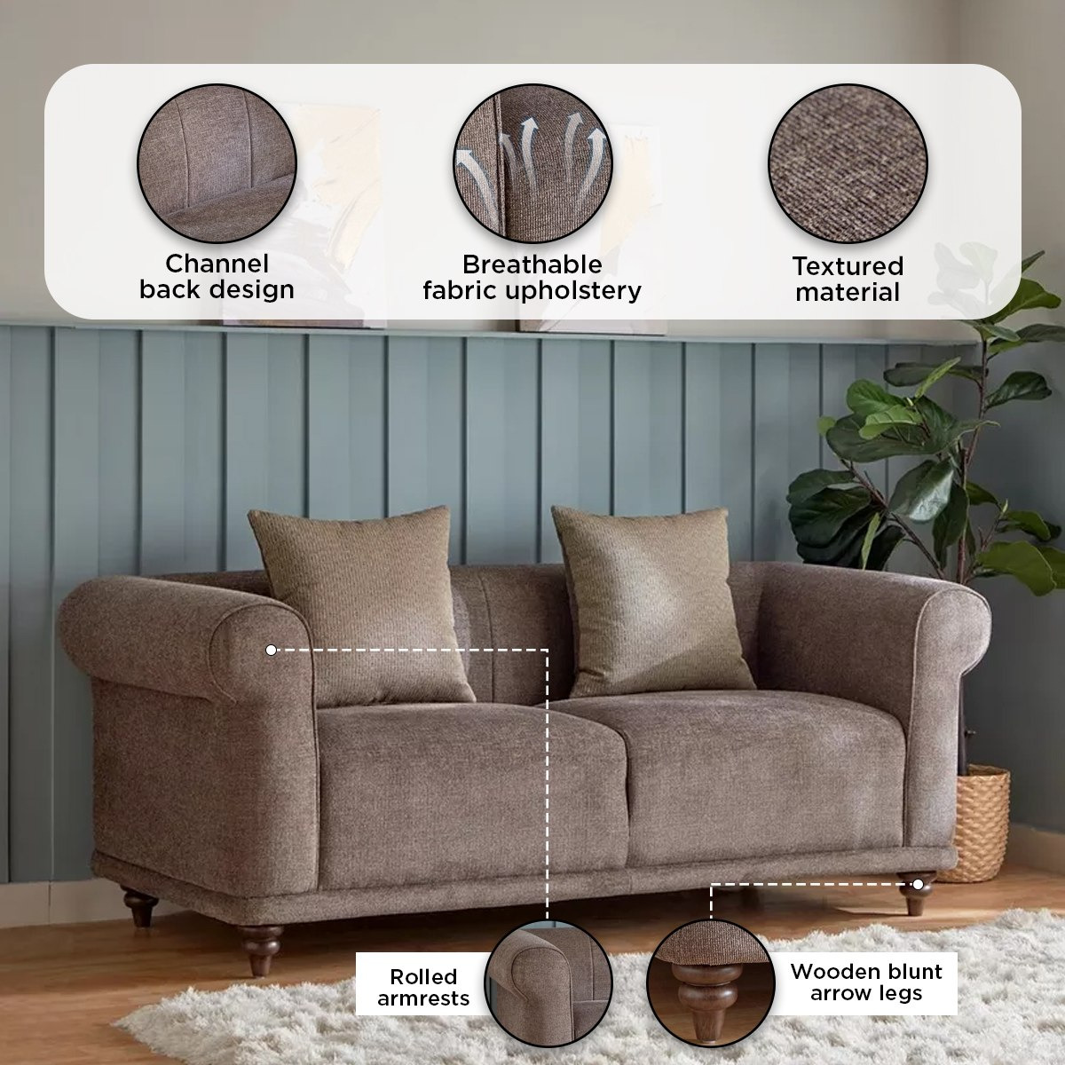 Oshawa 2-Seater Fabric Sofa with 2 Cushions-hbxlivingroom-sofasandarmchairs-sofas-image-5