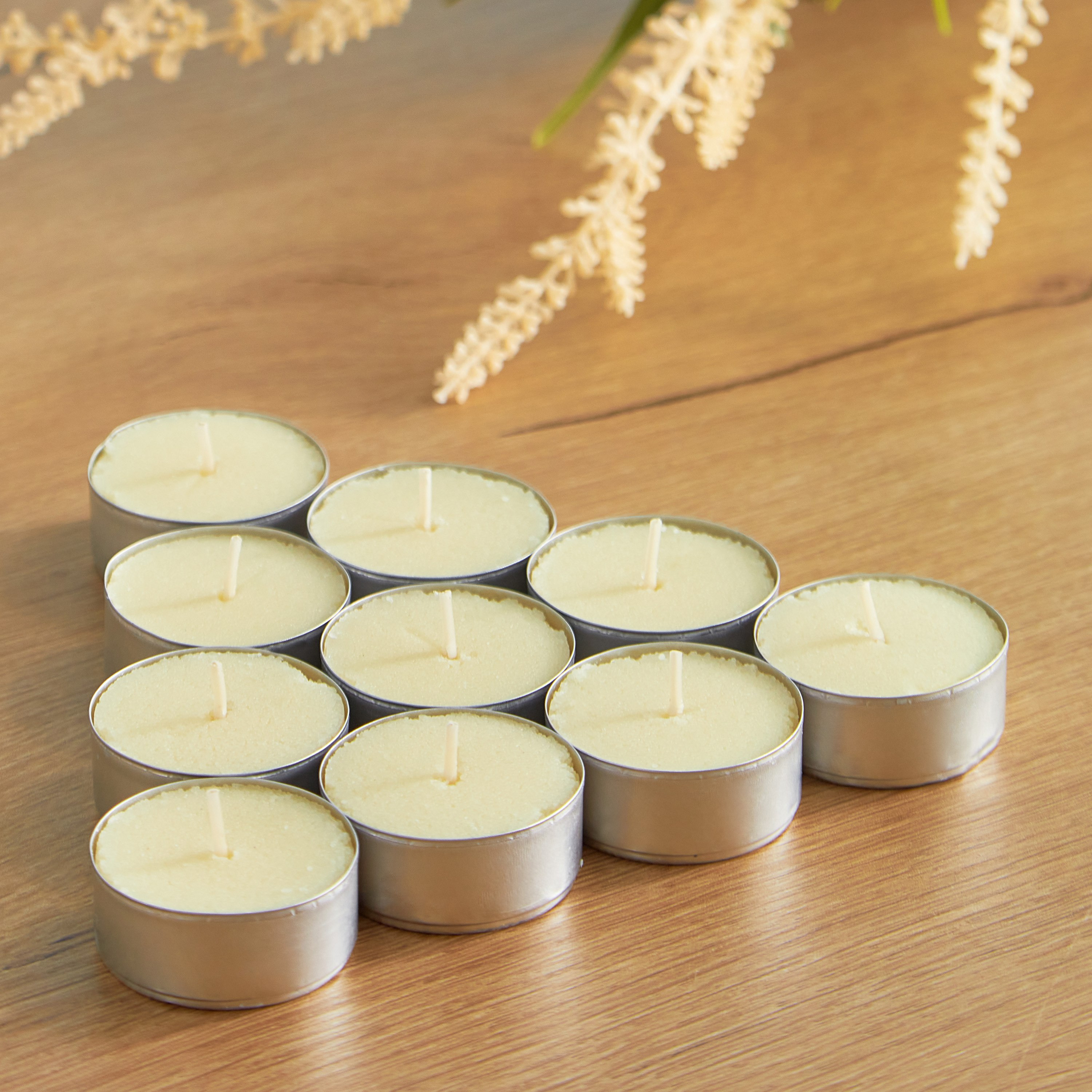 مجموعة شموع صغيرة 10 قطع برائحة الفانيلا من فيلا - 120 جرام-hbxlivingroom-decorandaccessories-candles-image-1