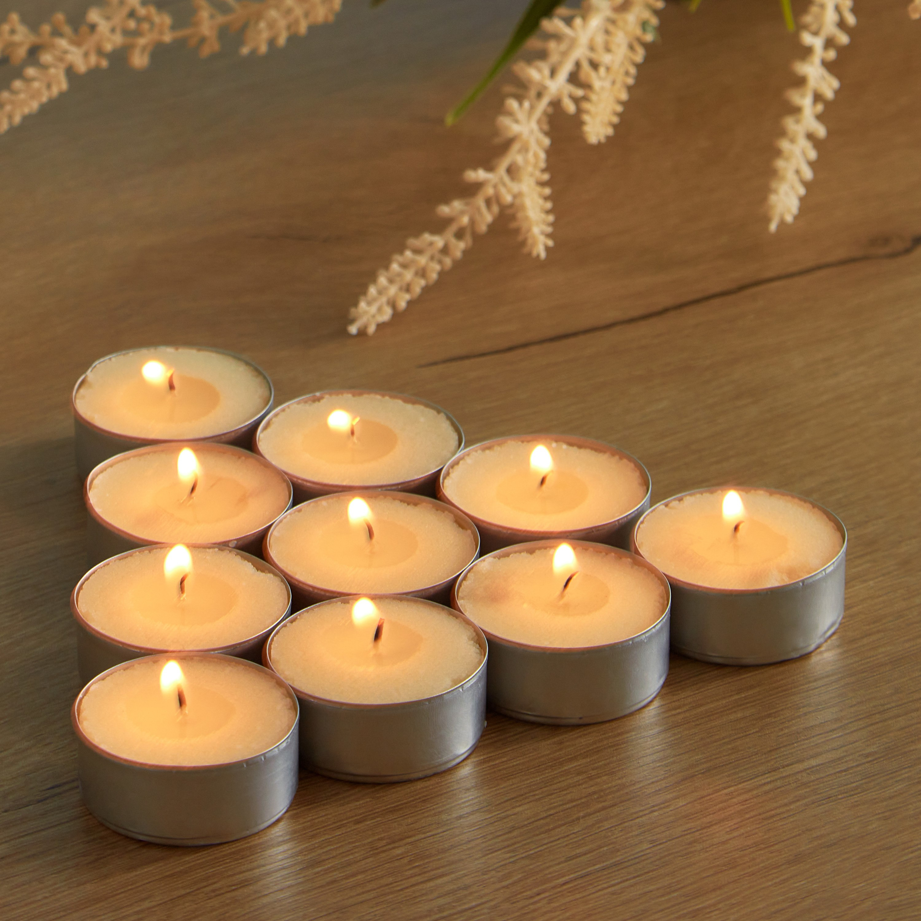 مجموعة شموع صغيرة 10 قطع برائحة الفانيلا من فيلا - 120 جرام-hbxlivingroom-decorandaccessories-candles-image-2
