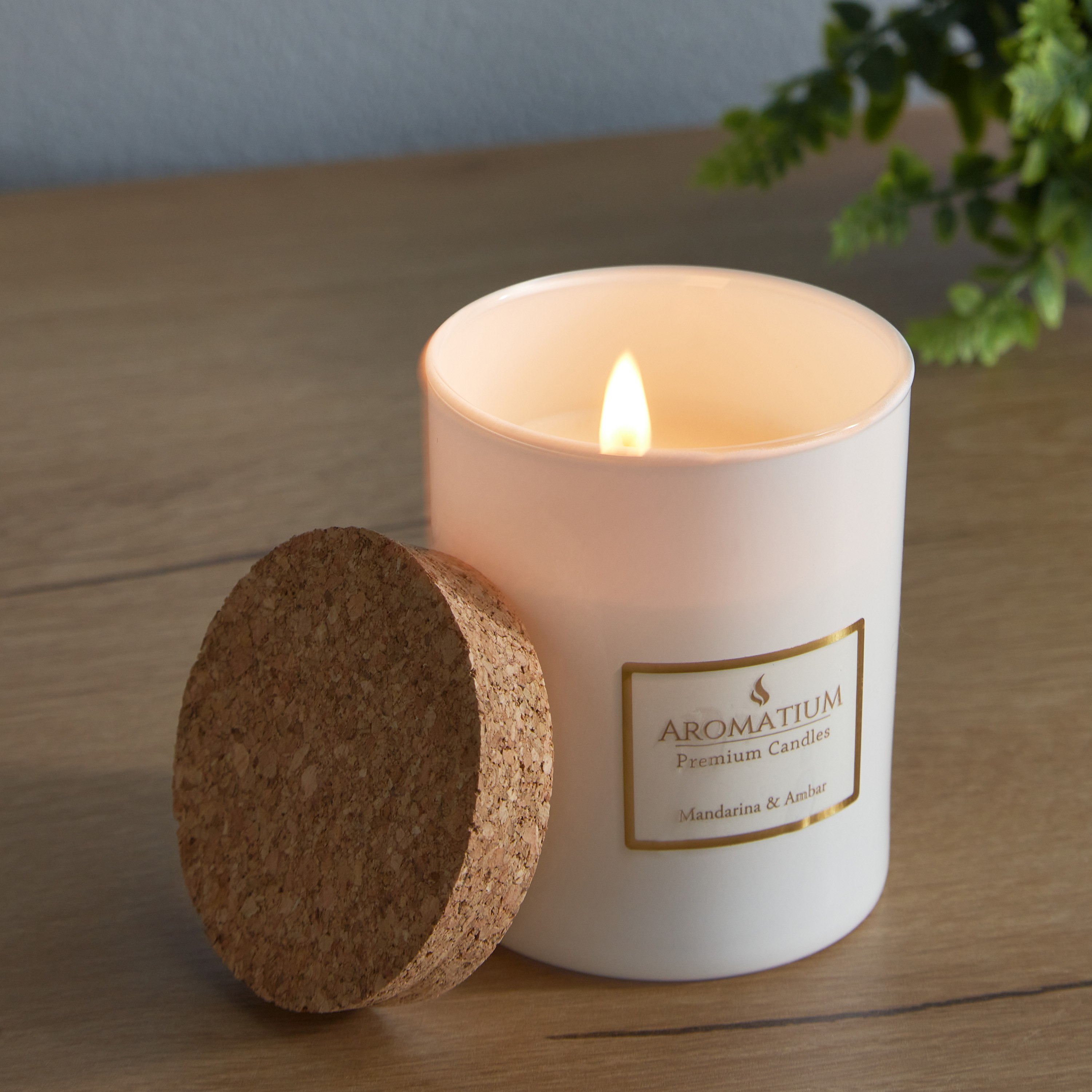 جرة شمع زجاجية معطرة برائحة المسك الشرقي من فيلا بريميوم - 140 جرام-hbxlivingroom-decorandaccessories-candles-image-2