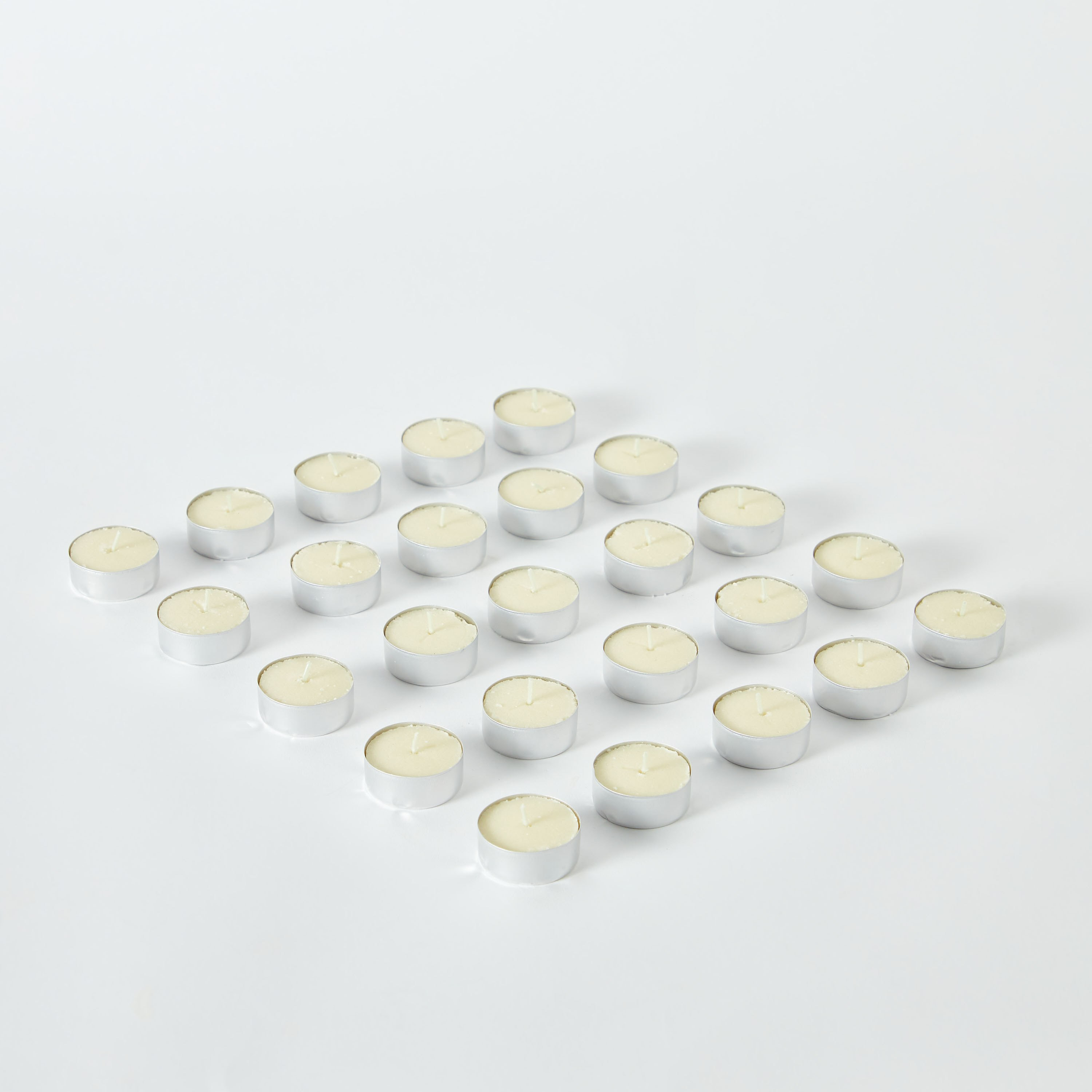 طقم شموع صغيرة 25 قطعة برائحة الفانيلا من فيلا - 19x19x2 سم-hbxlivingroom-decorandaccessories-candles-image-4
