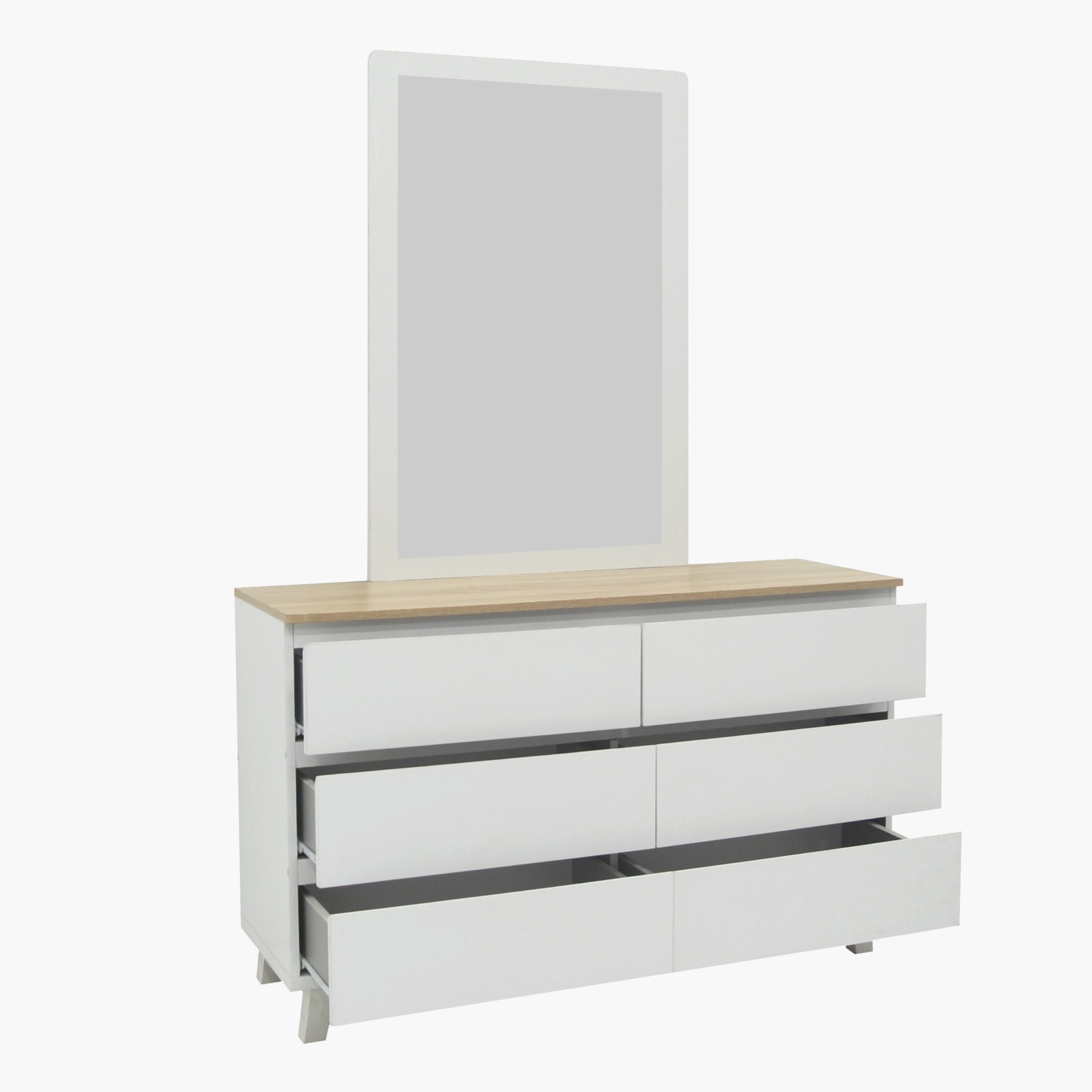 Kulltorp Plus 6-Drawer Double Dresser with Legs and without Mirror-hbxfurniture-bedroom-dressersandmirrors-image-6