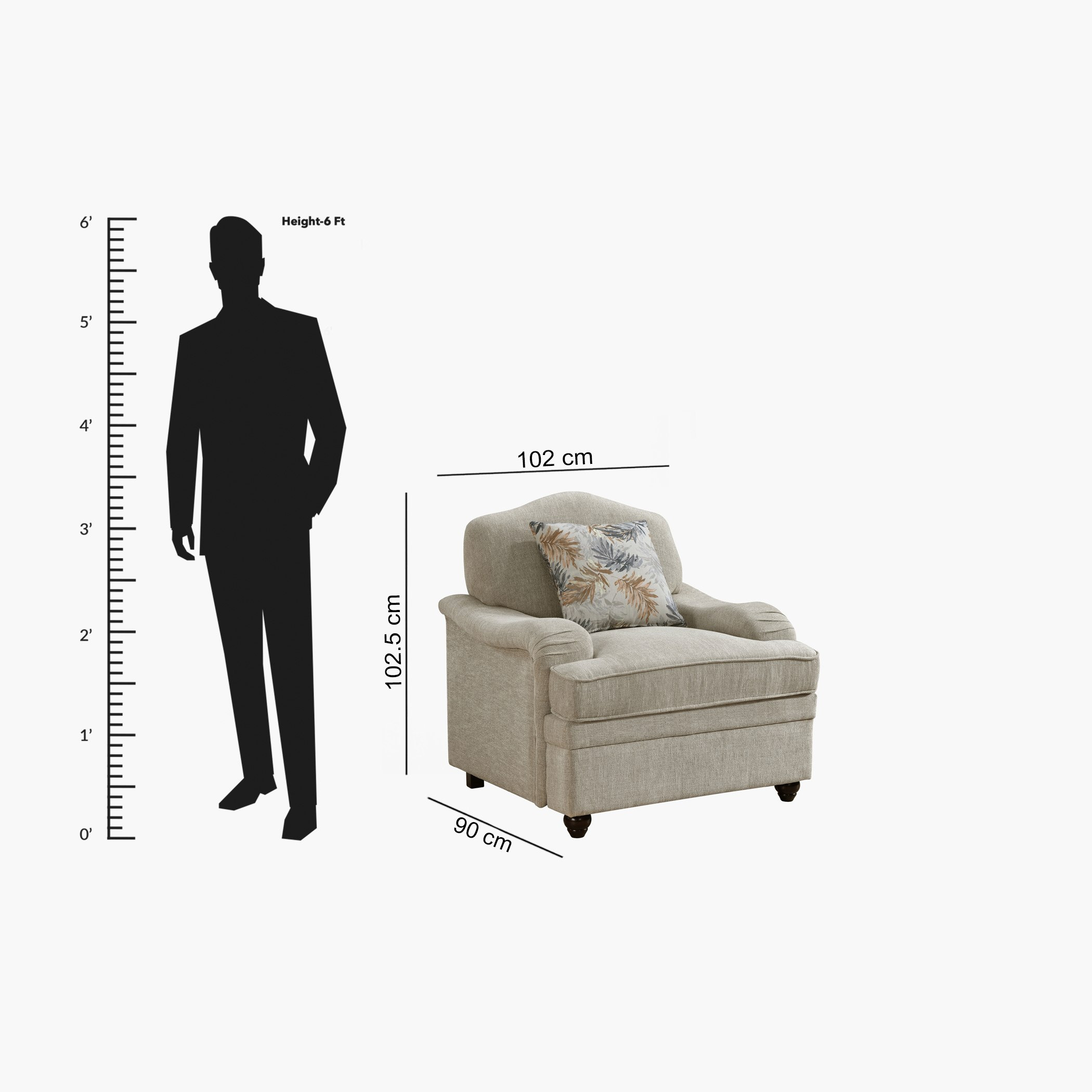 كرسي قماش بمساند ذراعين ووسادة من كاليفورنيا-hbxlivingroom-sofasandarmchairs-sofas-image-12