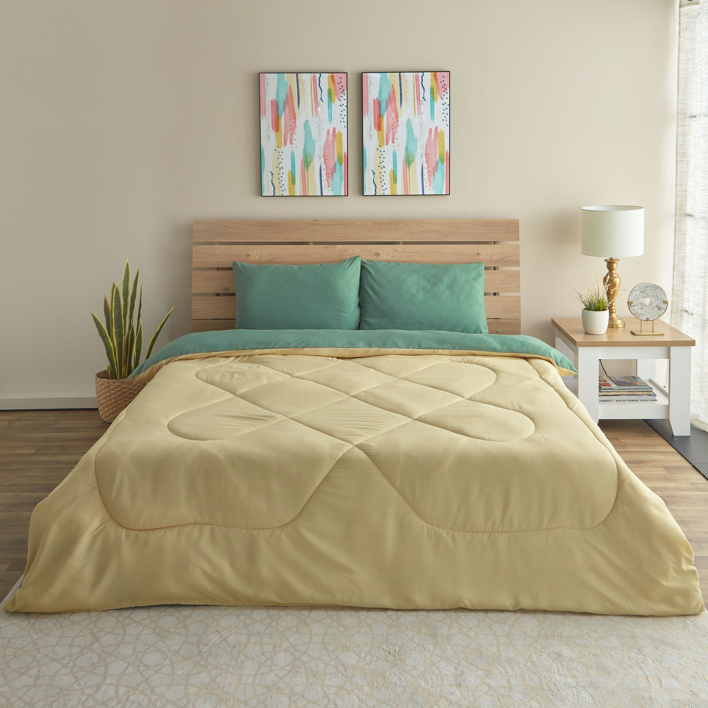 Derby 3-Piece King Reversible Microfiber Comforter Set - 220x240 cm-PROMO_HB_AE_B1G1_250925-image-4