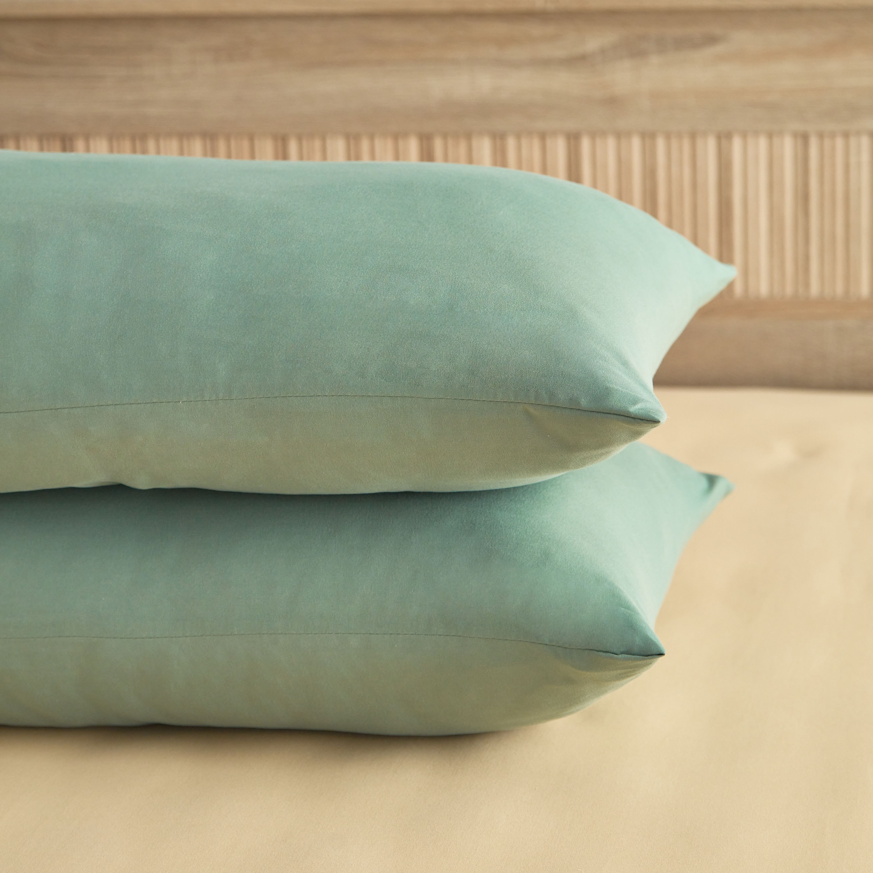 Derby 2-Piece Solid Microfibre Pillowcase Set - 45x70 cm-hbxhomeware-hbxbedroom-image-4