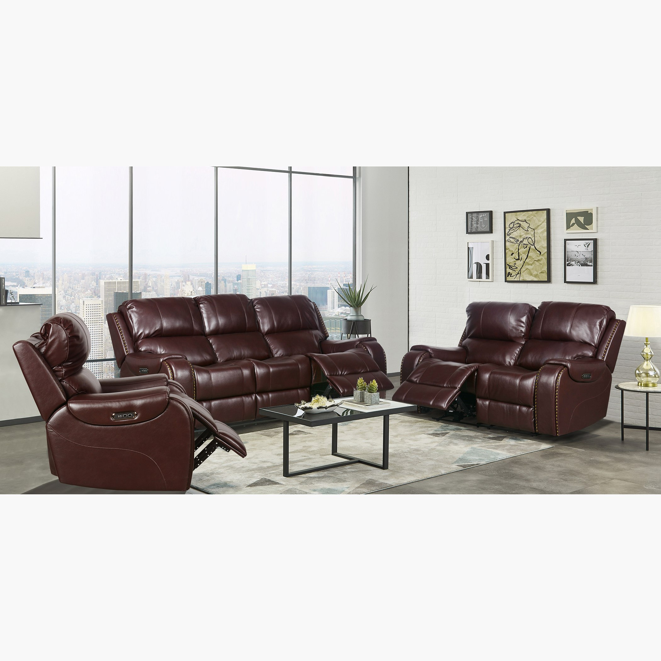 كرسي استرخاء 3 مقاعد جلد صناعي ومسند رأس من برانتفورد-hbxlivingroom-sofasandarmchairs-sofas-image-9