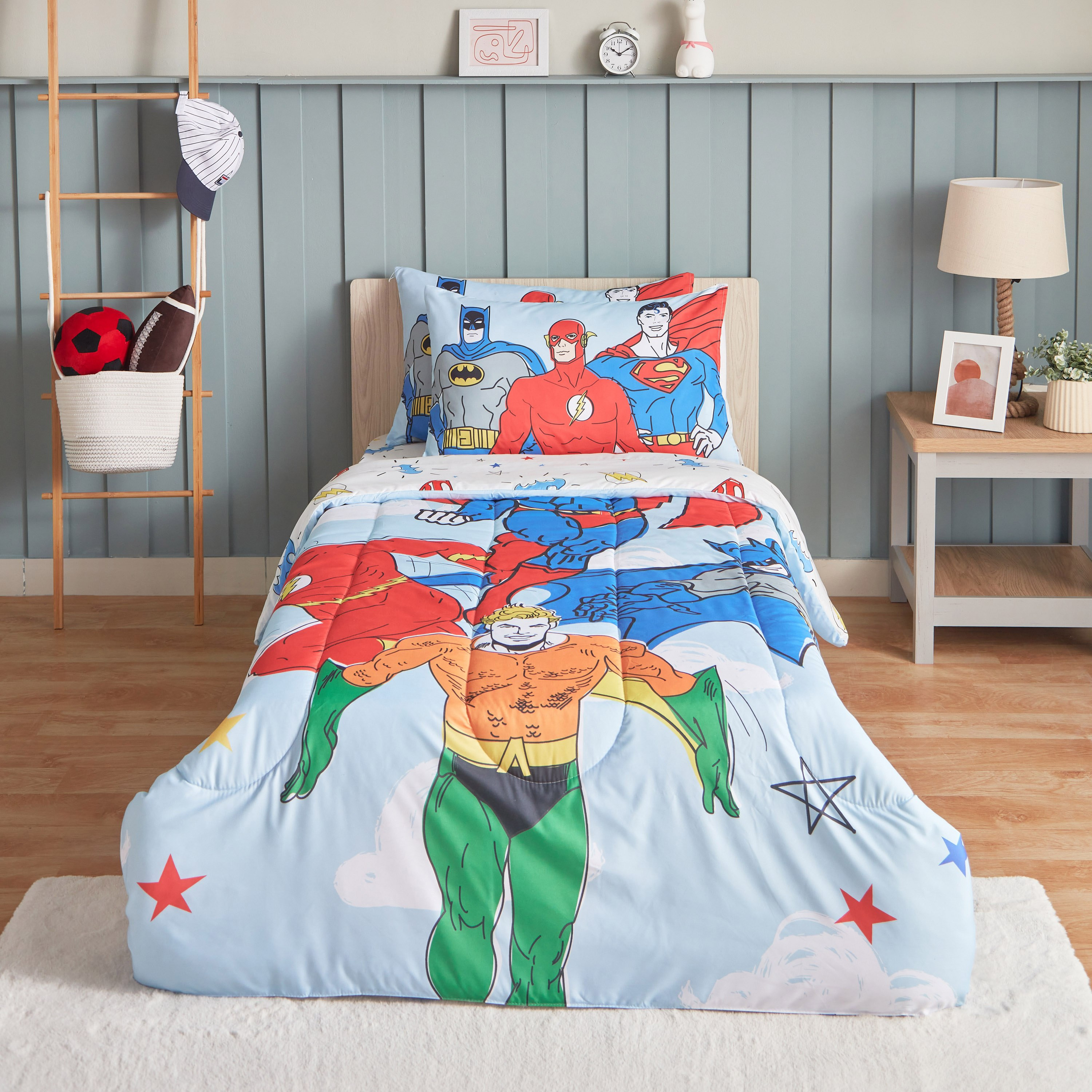 Superhero twin outlet comforter