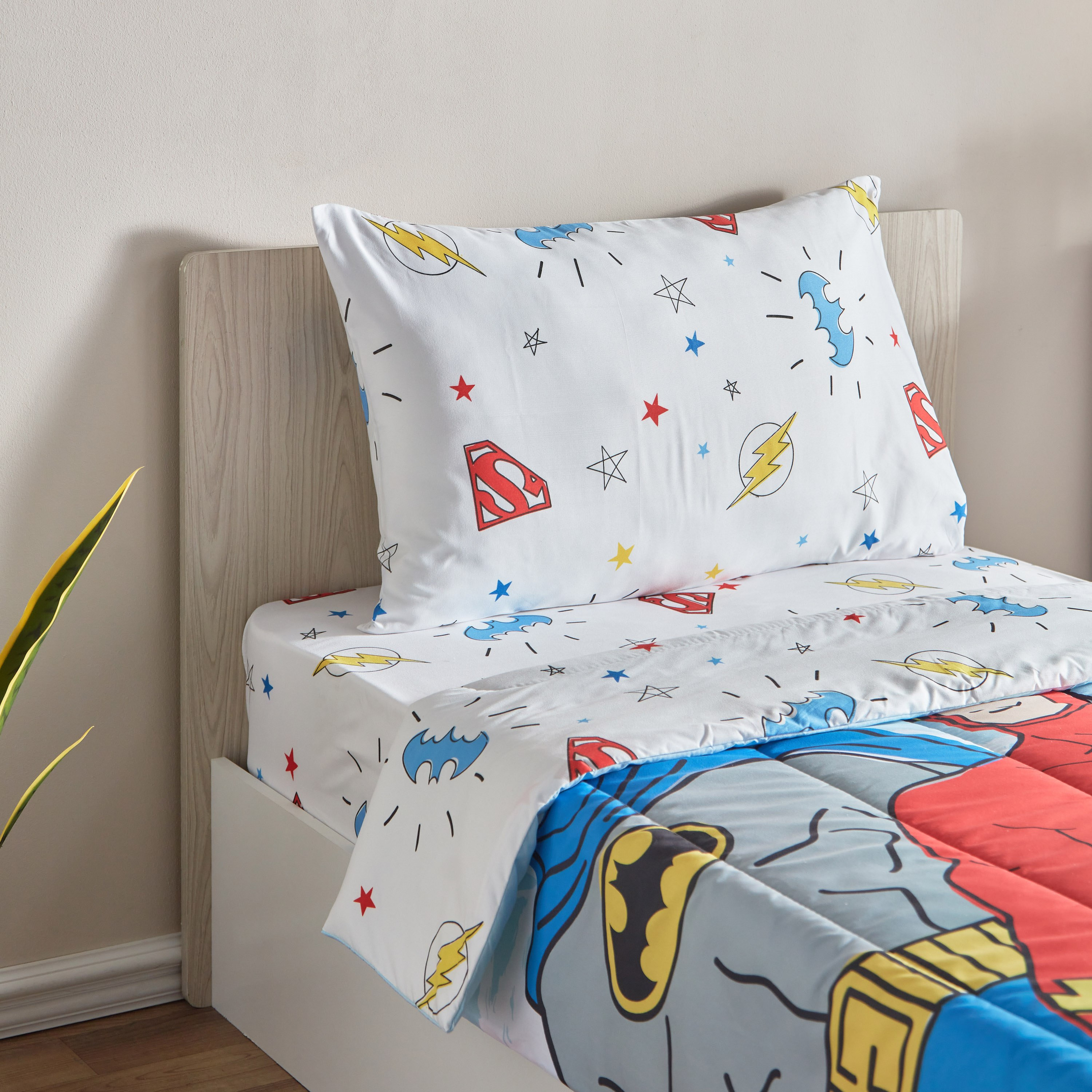 طقم لحاف فردي قطعتين من جاستيس ليج - 160x220 سم-hbxhomeware-hbxkidsandyouth-image-4