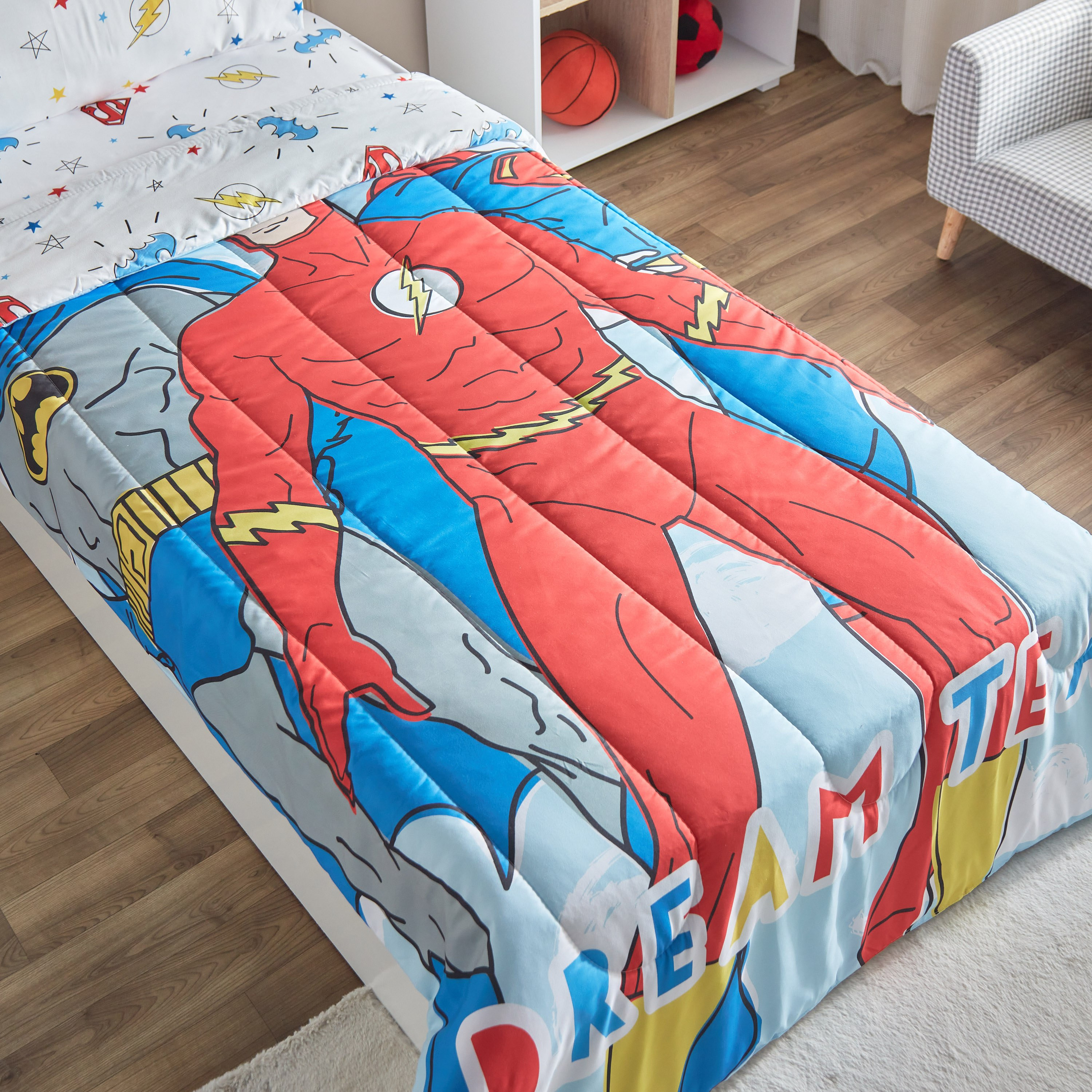 طقم لحاف فردي قطعتين من جاستيس ليج - 160x220 سم-hbxhomeware-hbxkidsandyouth-image-5