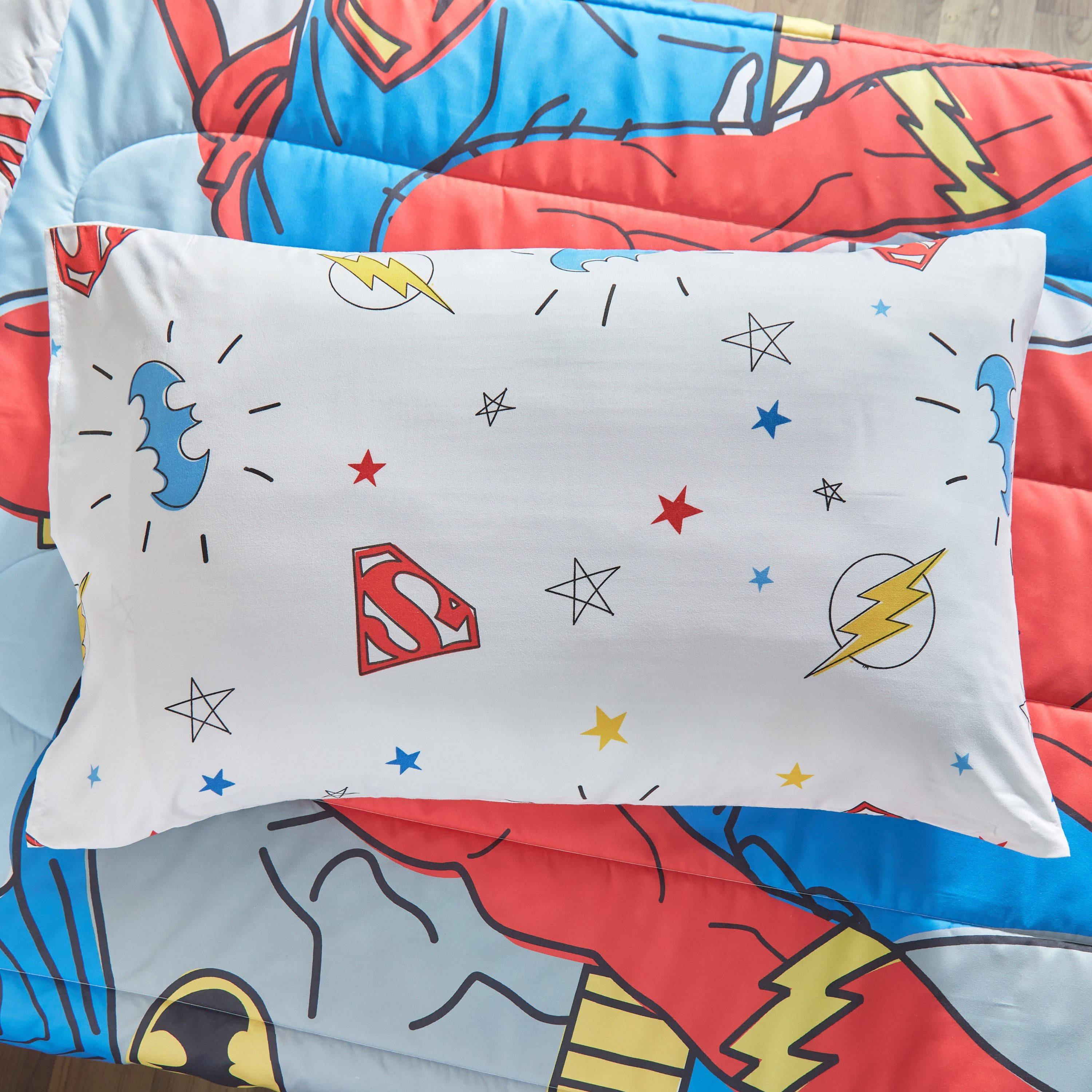 طقم لحاف فردي قطعتين من جاستيس ليج - 160x220 سم-hbxhomeware-hbxkidsandyouth-image-7