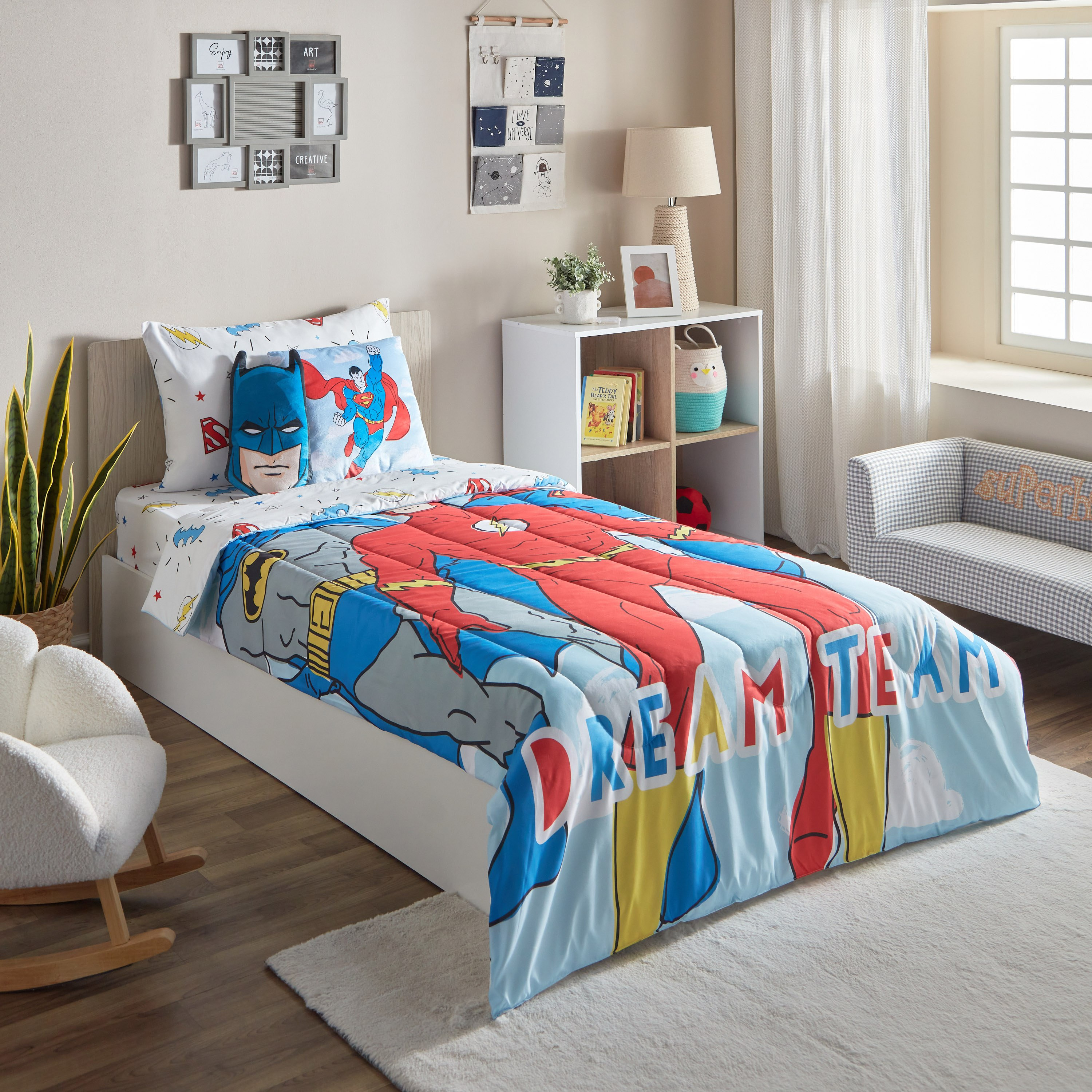 طقم لحاف فردي قطعتين من جاستيس ليج - 160x220 سم-hbxhomeware-hbxkidsandyouth-image-8