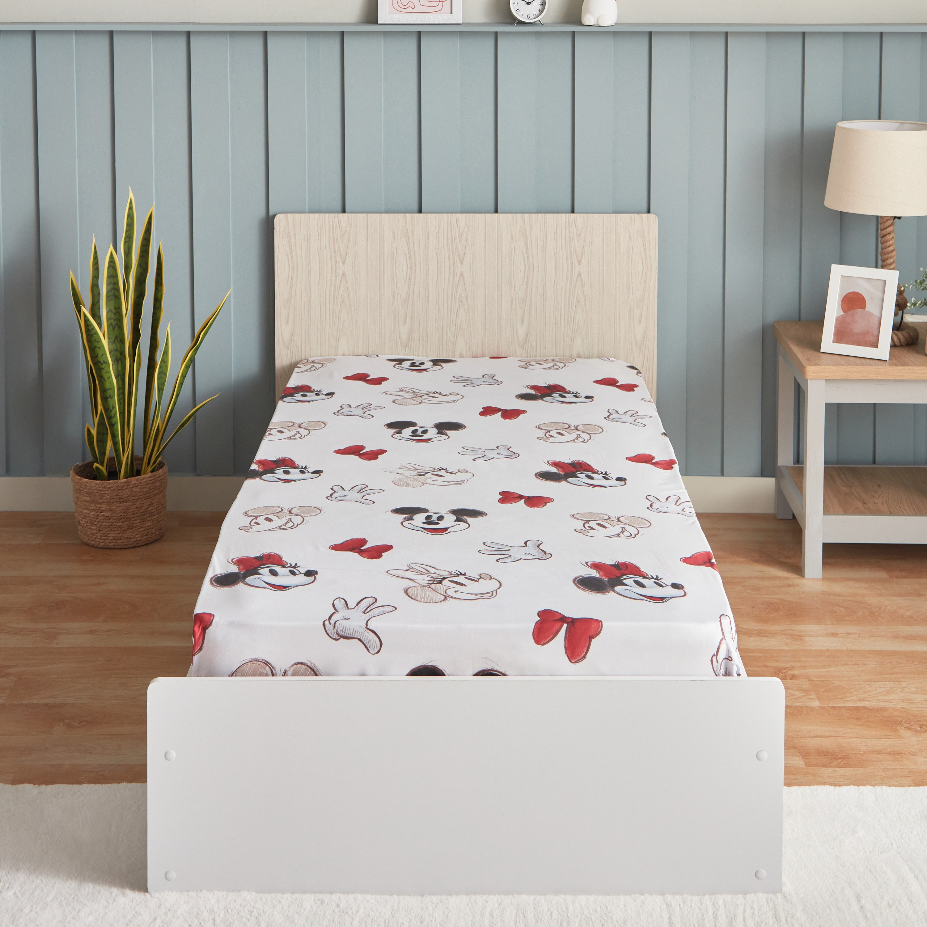 شرشف مطاطي فردي ميكي ميني - 120x200+25 سم-hbxhomeware-hbxkidsandyouth-image-2