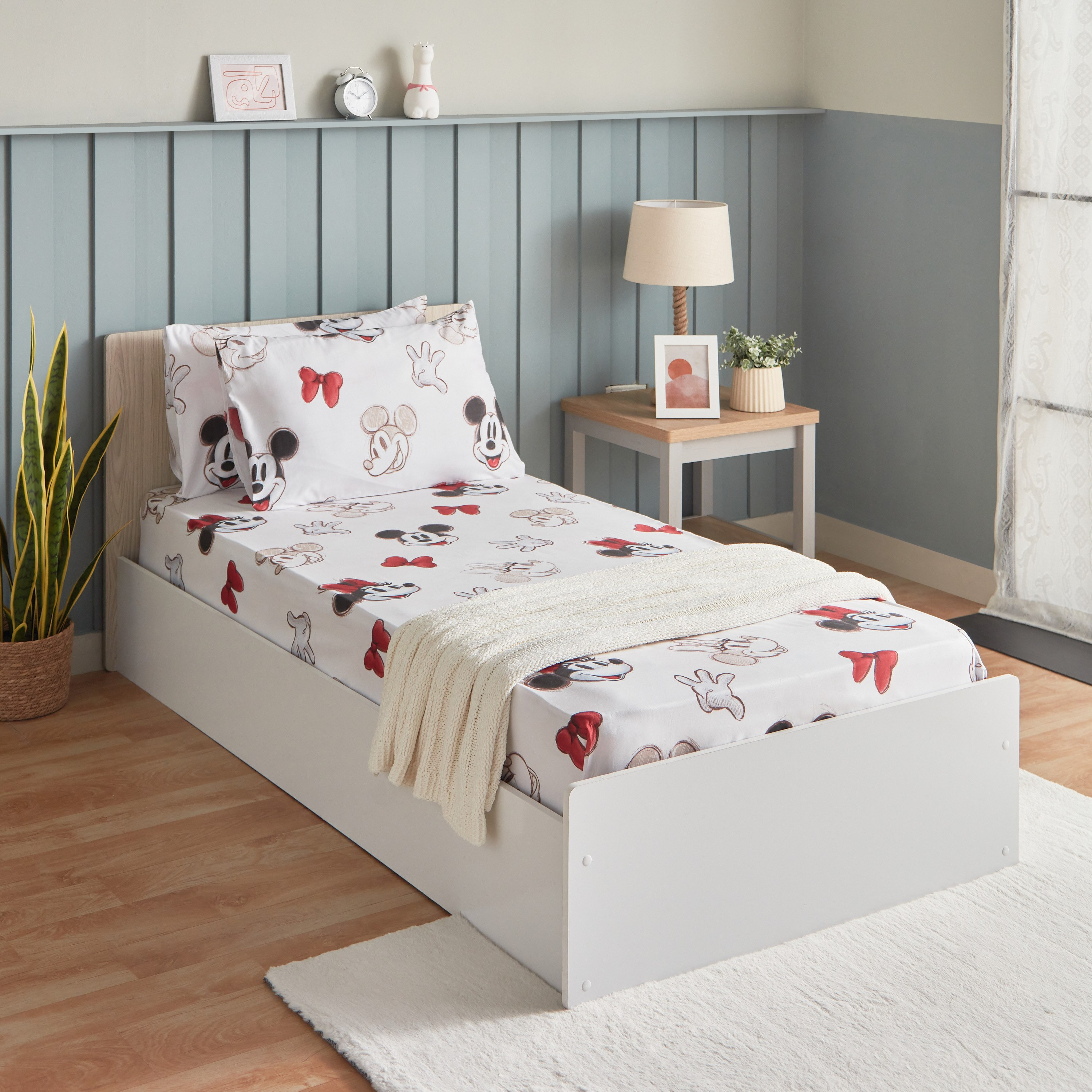 شرشف مطاطي فردي ميكي ميني - 120x200+25 سم-hbxhomeware-hbxkidsandyouth-image-7