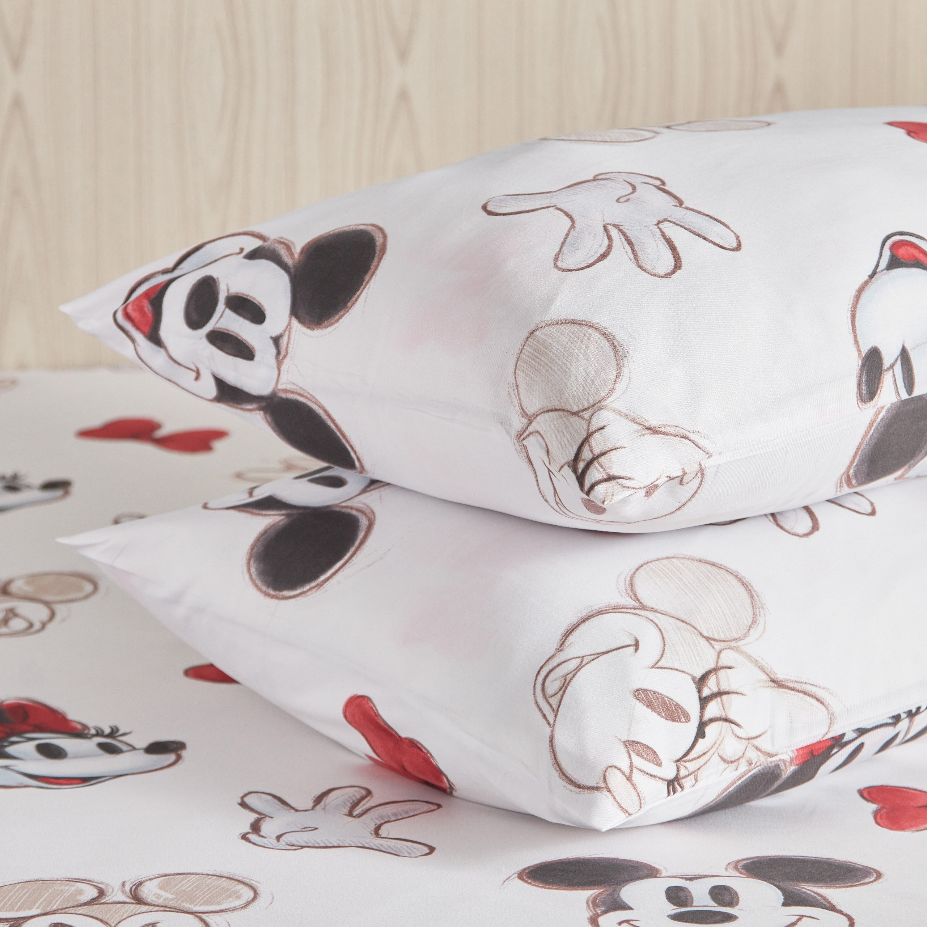 طقم غطاء وسادة قطعتين ميكي وميني ماوس - 50x75 سم-hbxhomeware-hbxkidsandyouth-image-4