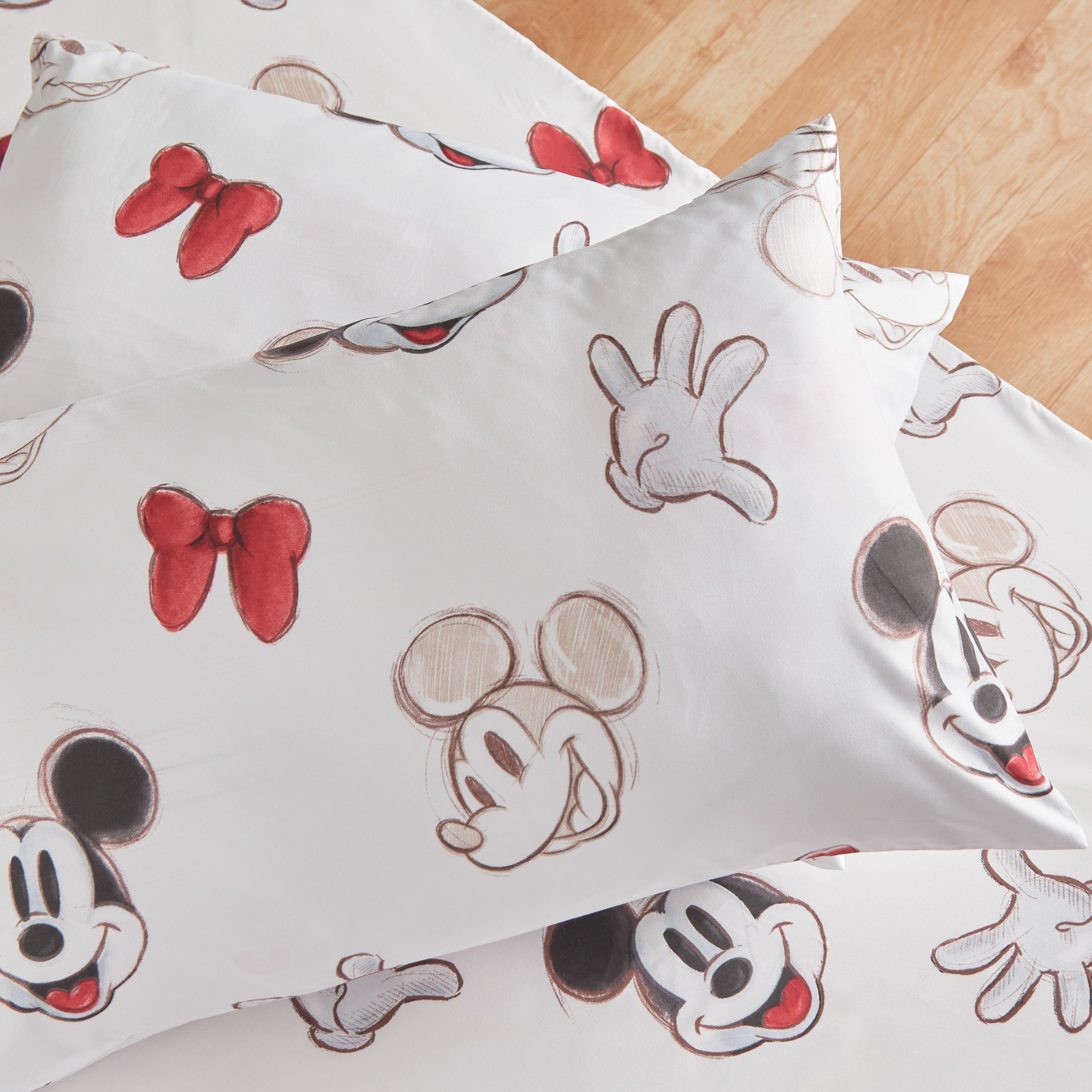 طقم غطاء وسادة قطعتين ميكي وميني ماوس - 50x75 سم-hbxhomeware-hbxkidsandyouth-image-5