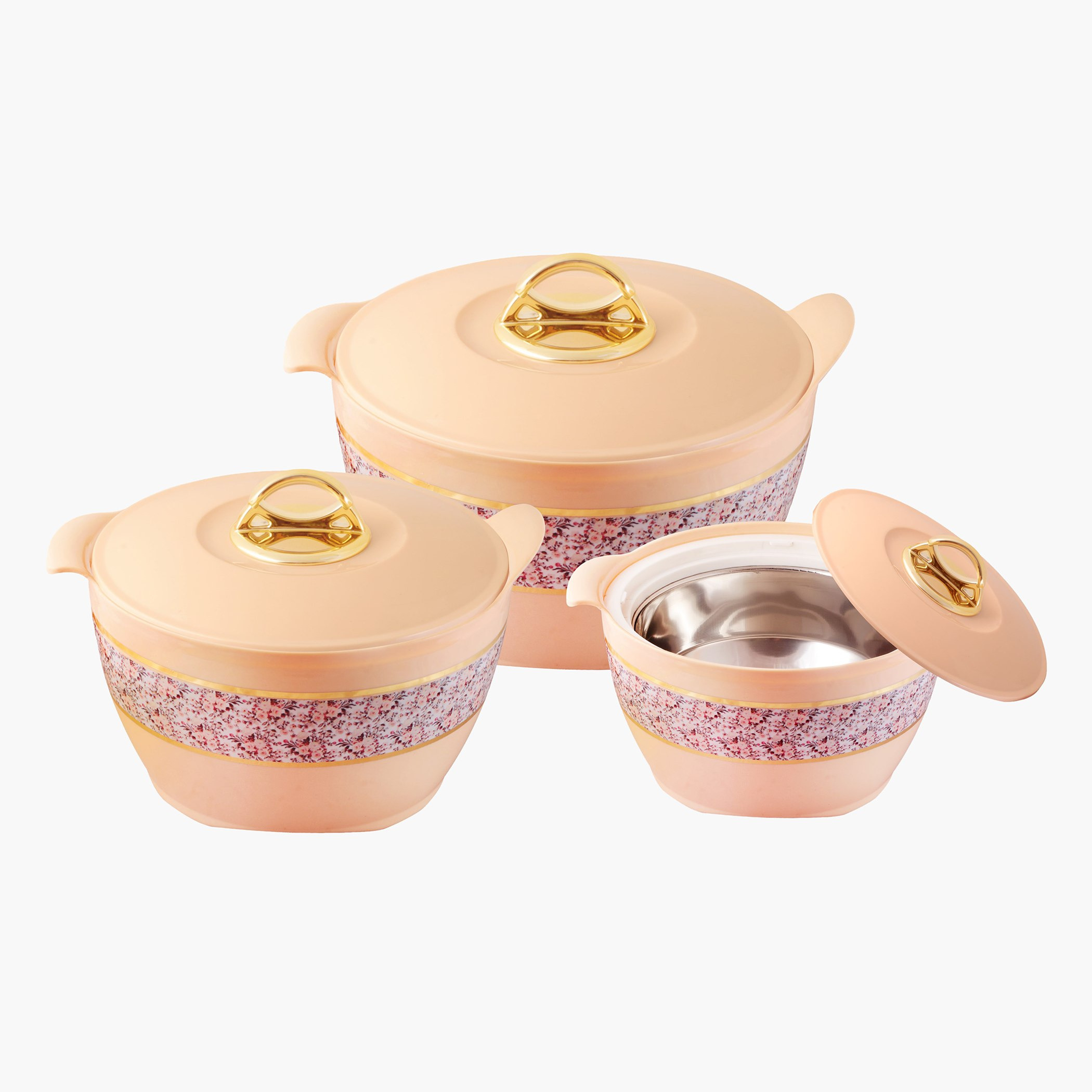 طقم كسرولة عازلة 3 قطع من أوليفيا بريميوم-hbxdecorandfurnishings-tabletop-serveware-image-1