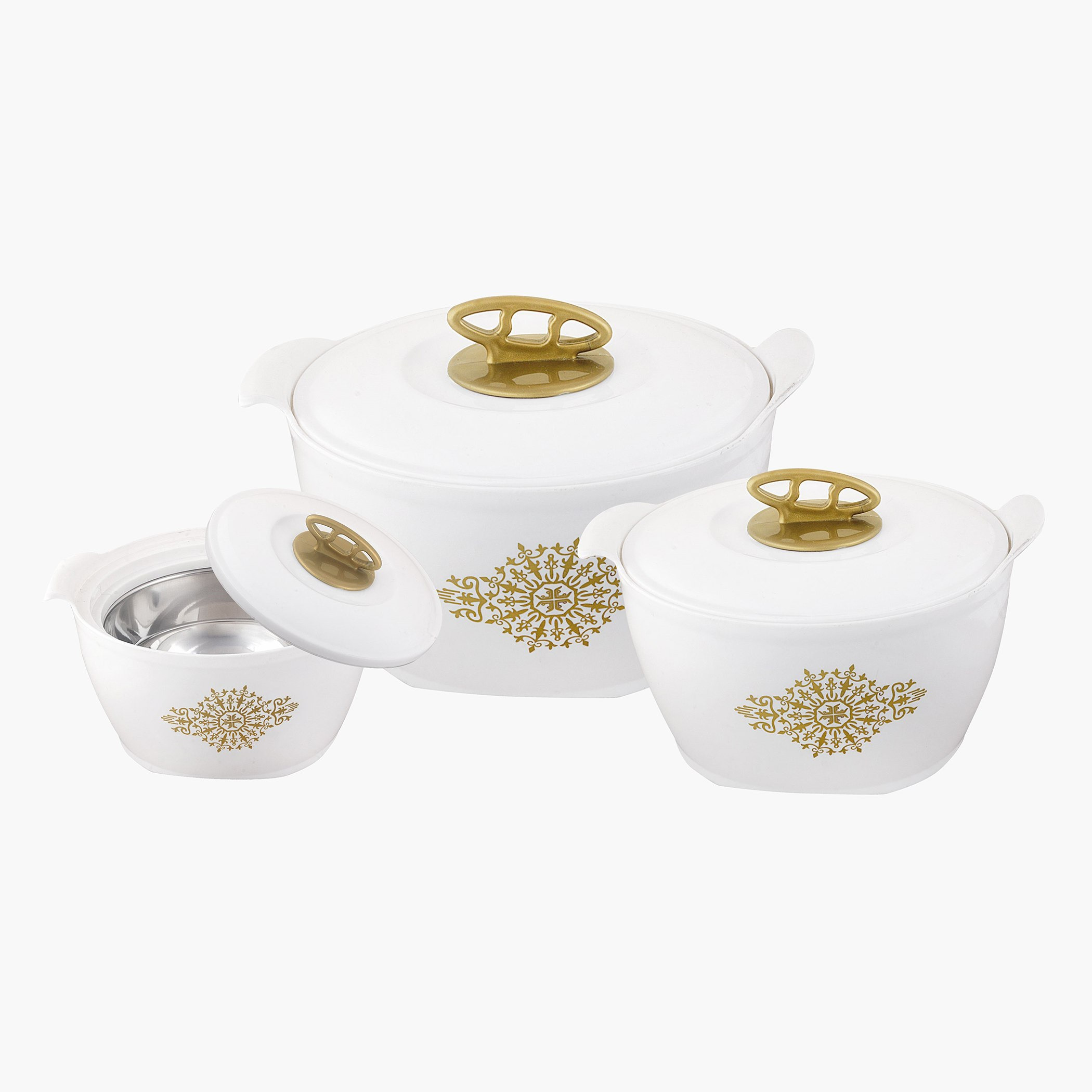 طقم كسرولة عازلة 3 قطع من ستايليش-hbxdecorandfurnishings-tabletop-serveware-image-1