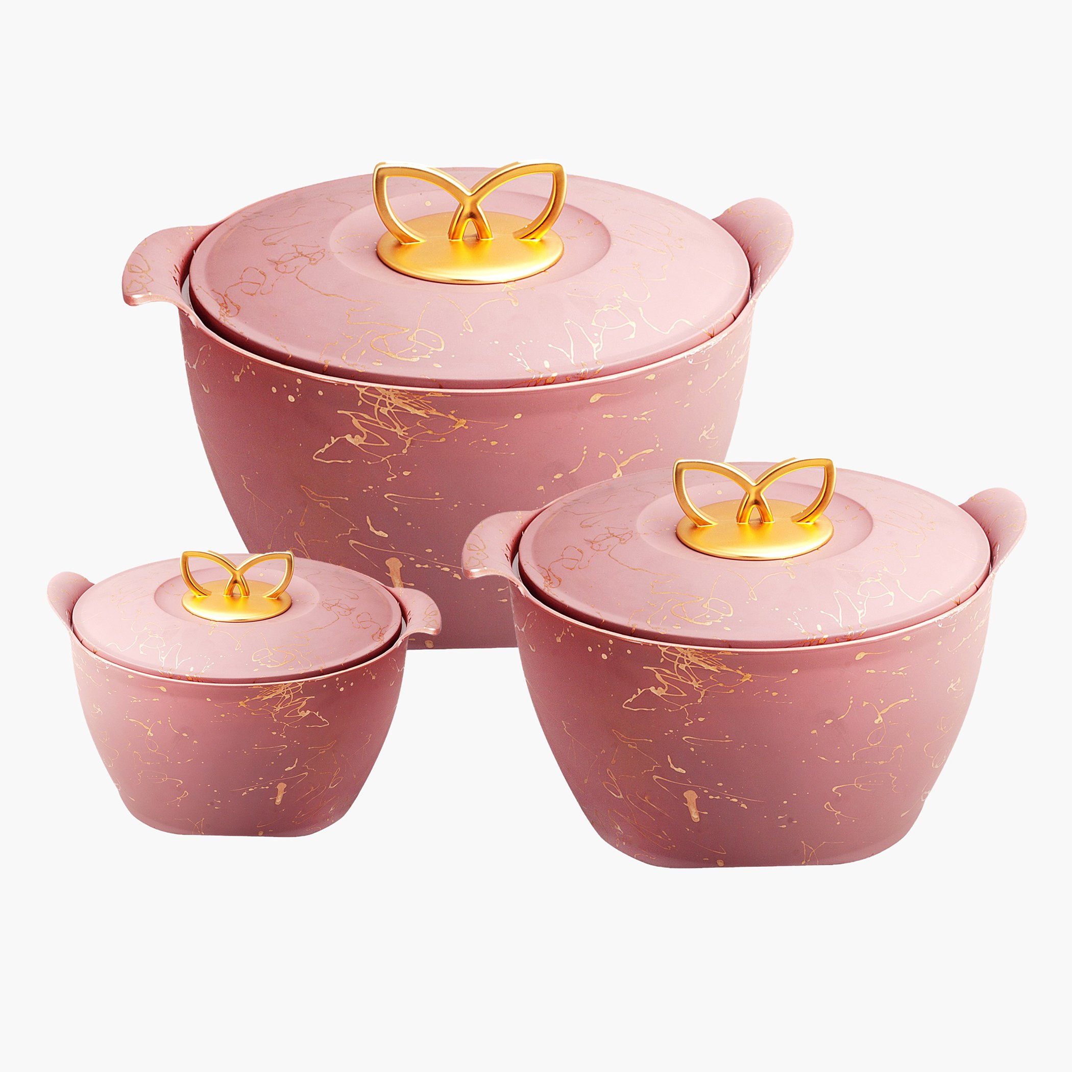 طقم كسرولة عازلة 3 قطع من نيكسس-hbxdecorandfurnishings-tabletop-serveware-image-3