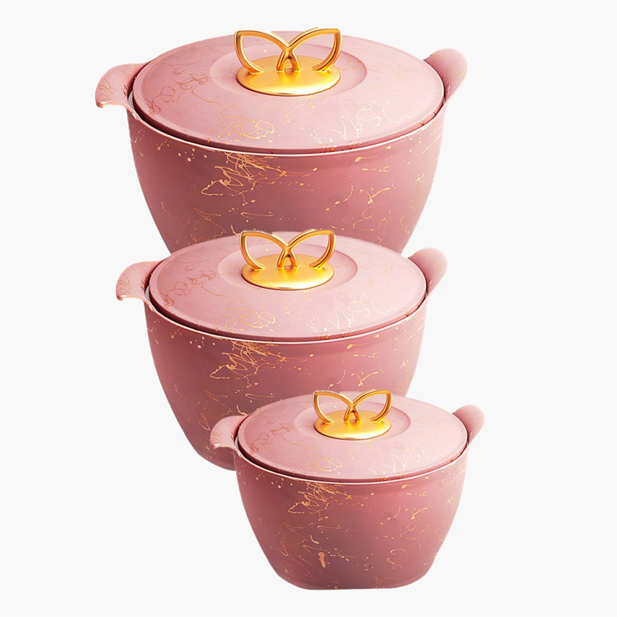 طقم كسرولة عازلة 3 قطع من نيكسس-hbxdecorandfurnishings-tabletop-serveware-image-4