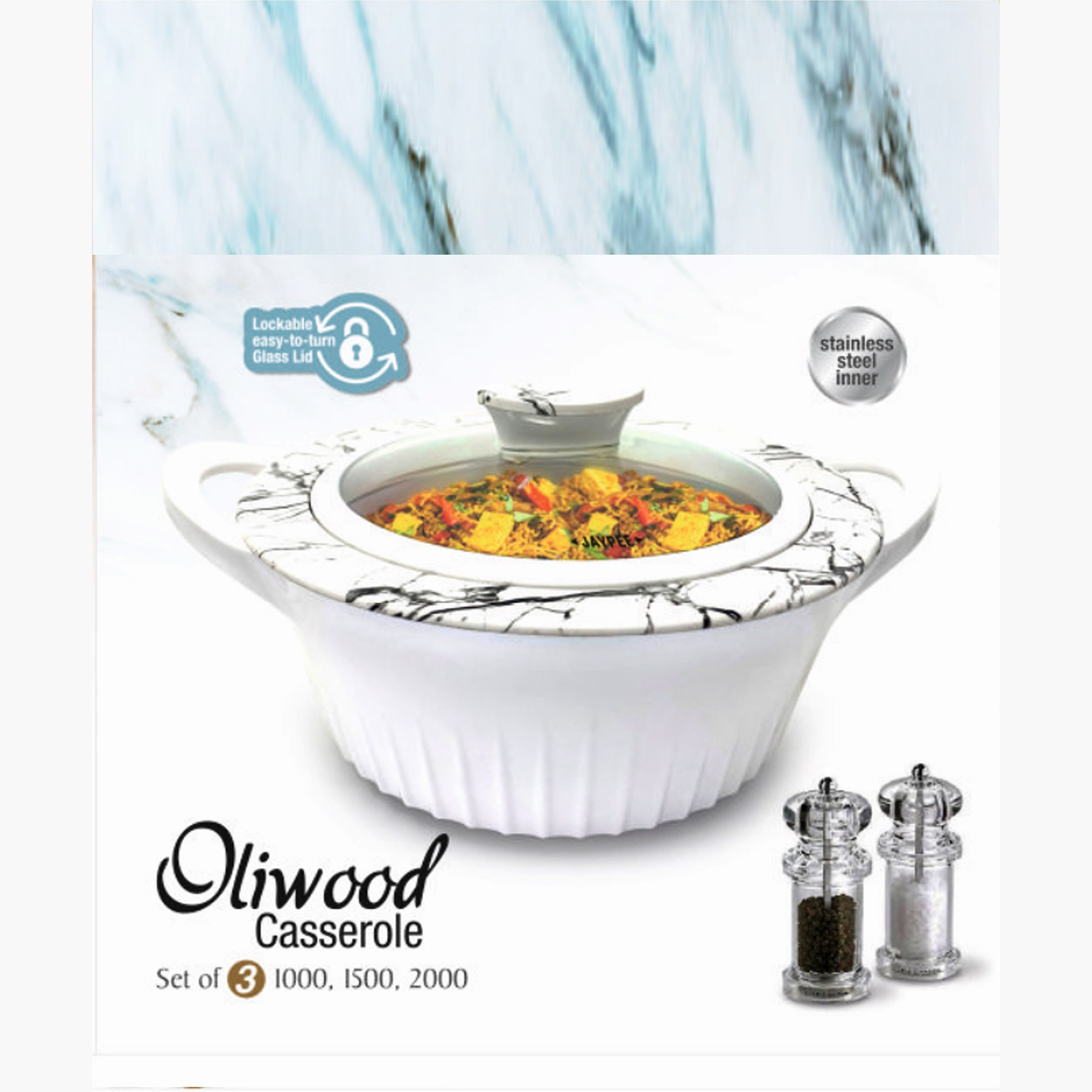 طقم كسرولة بغطاء زجاج 3 قطع من أوليوود-hbxdecorandfurnishings-tabletop-serveware-image-3