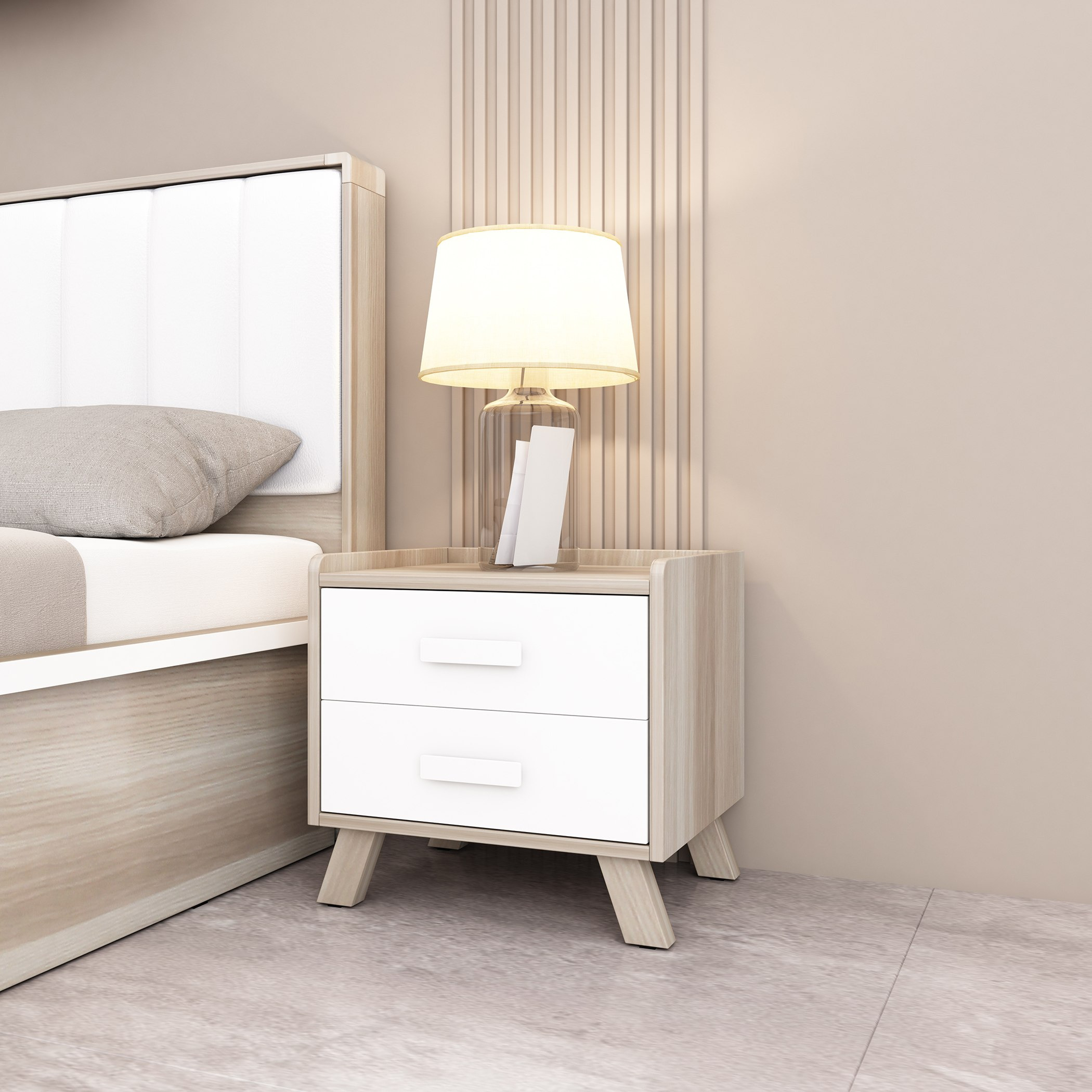 طقم غرفة نوم كينج 5 قطع من هارفارد - 180x200 سم-hbxbedroom-bedsandbedsets-bedroomsets-king-image-2