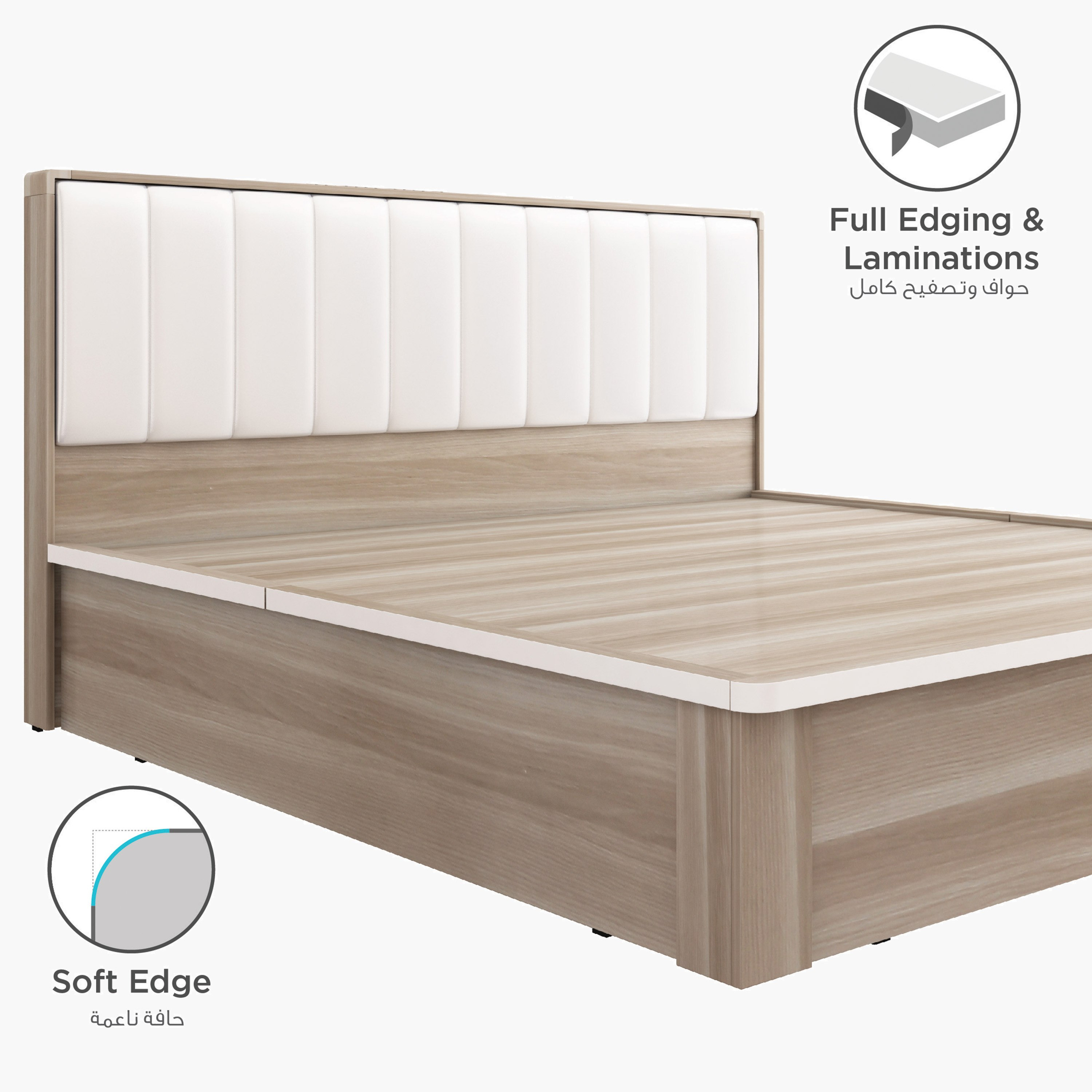 طقم غرفة نوم كينج 5 قطع من هارفارد - 180x200 سم-hbxbedroom-bedsandbedsets-bedroomsets-king-image-20