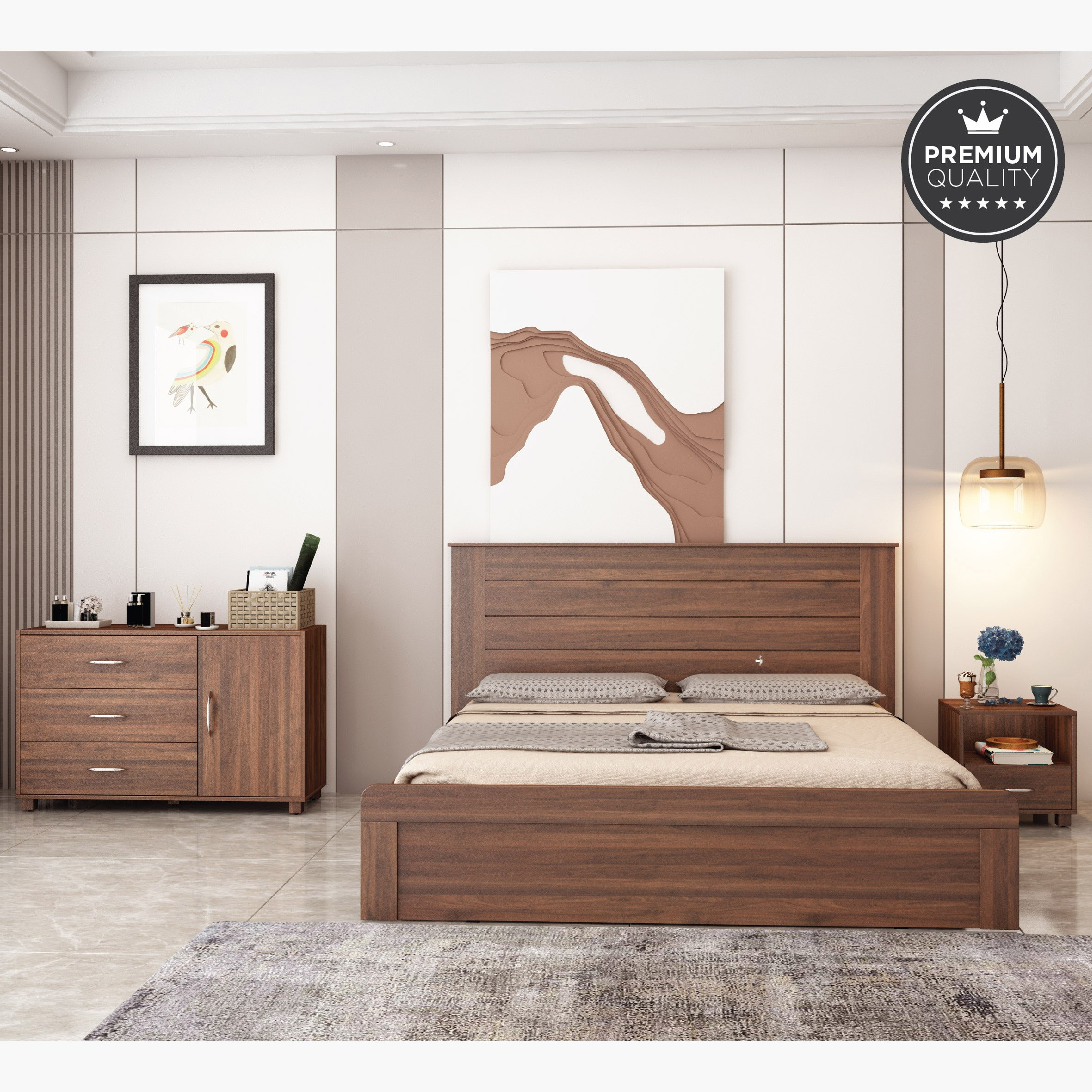 Rockford 3-Drawer 1-Door Dresser without Mirror-hbxfurniture-bedroom-dressersandmirrors-image-6