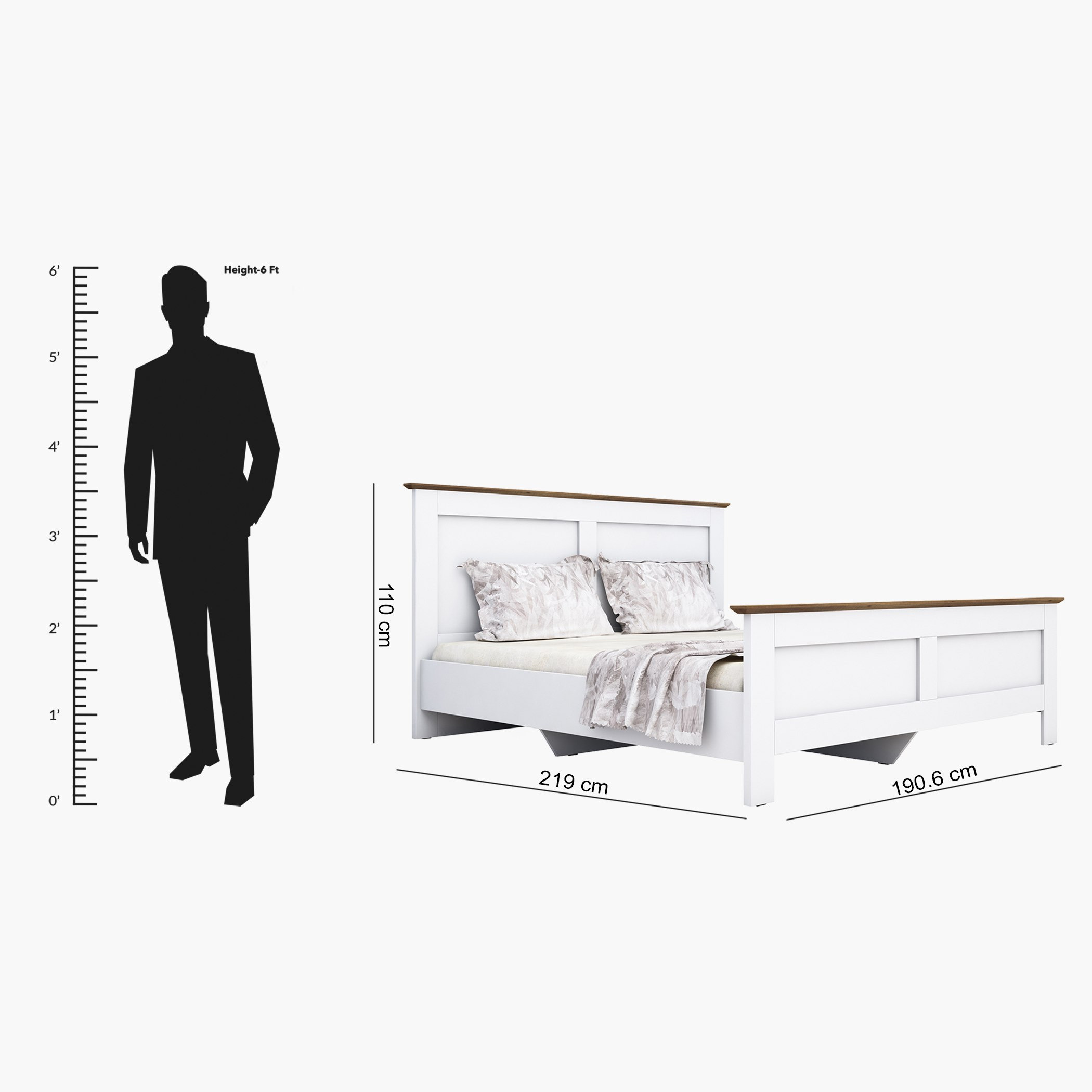 Whitefield 5-Piece King Bedroom Set - 180x200 cm-hbxbedroom-bedsandbedsets-bedroomsets-king-image-23