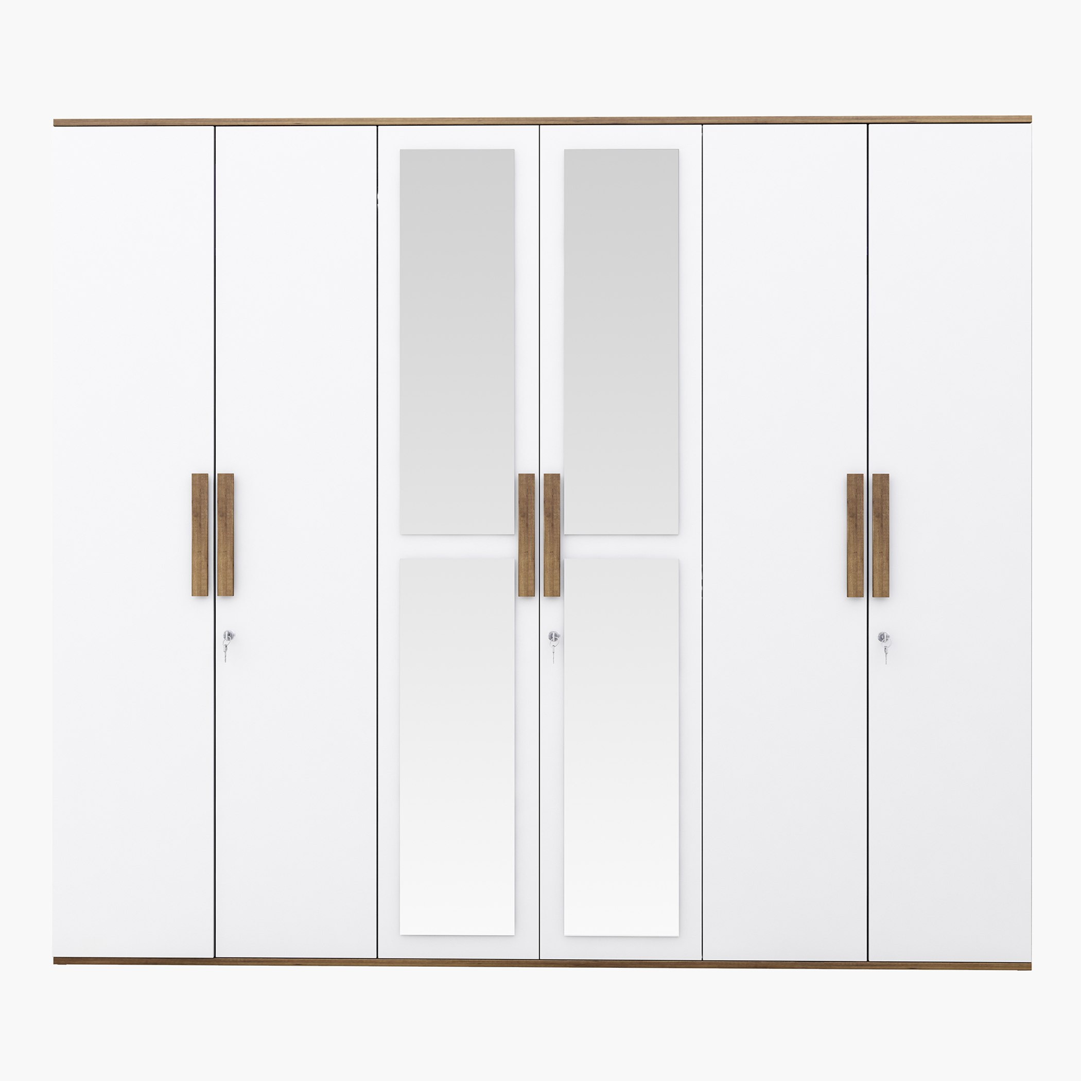 خزانة ملابس 6 أبواب بمرآة من وايتفيلد-hbxfurniture-wardrobes-image-2