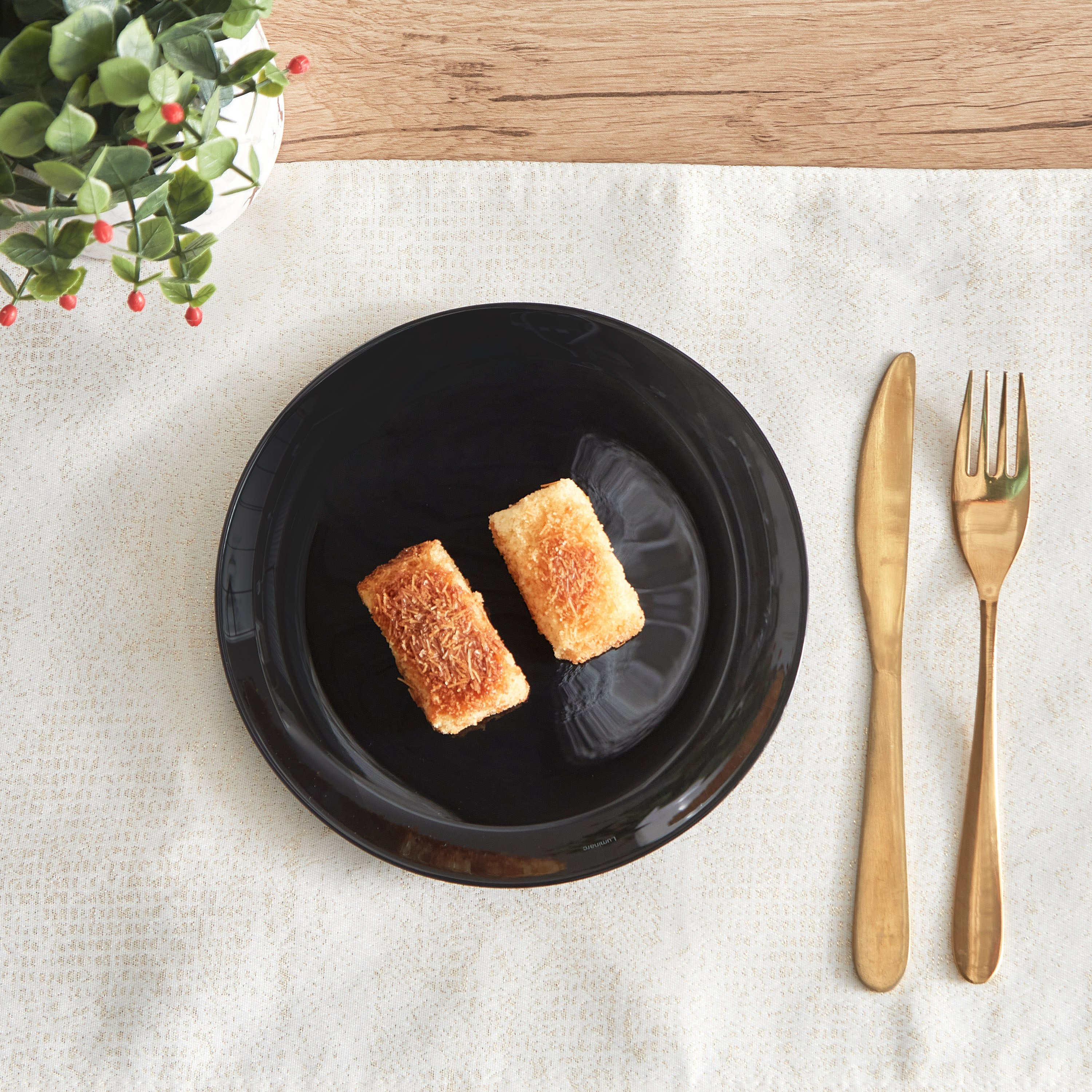 Mono Side Plate - 26 cm-hbxdecorandfurnishings-tabletop-crockery-image-4
