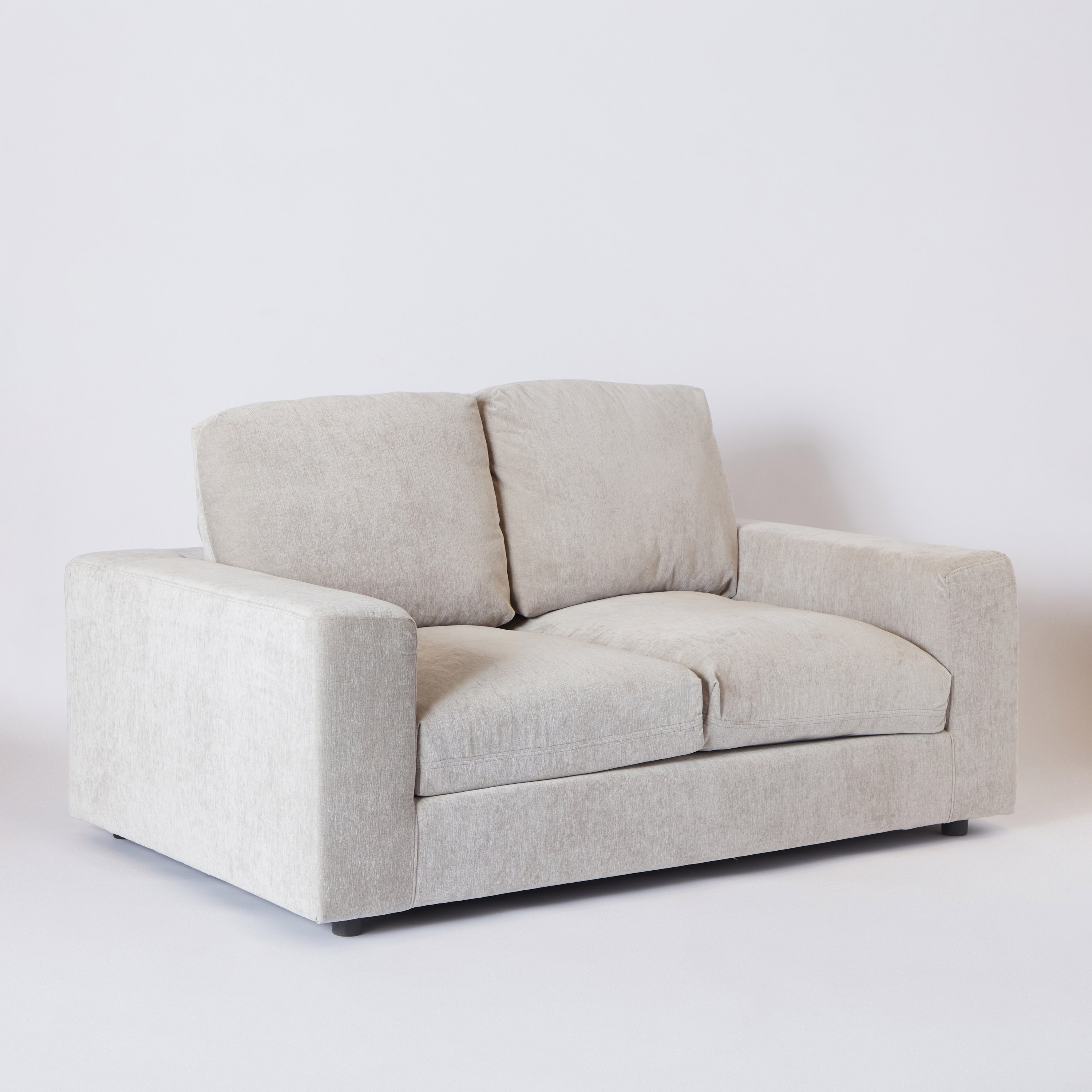 Two seater fabric deals sofa