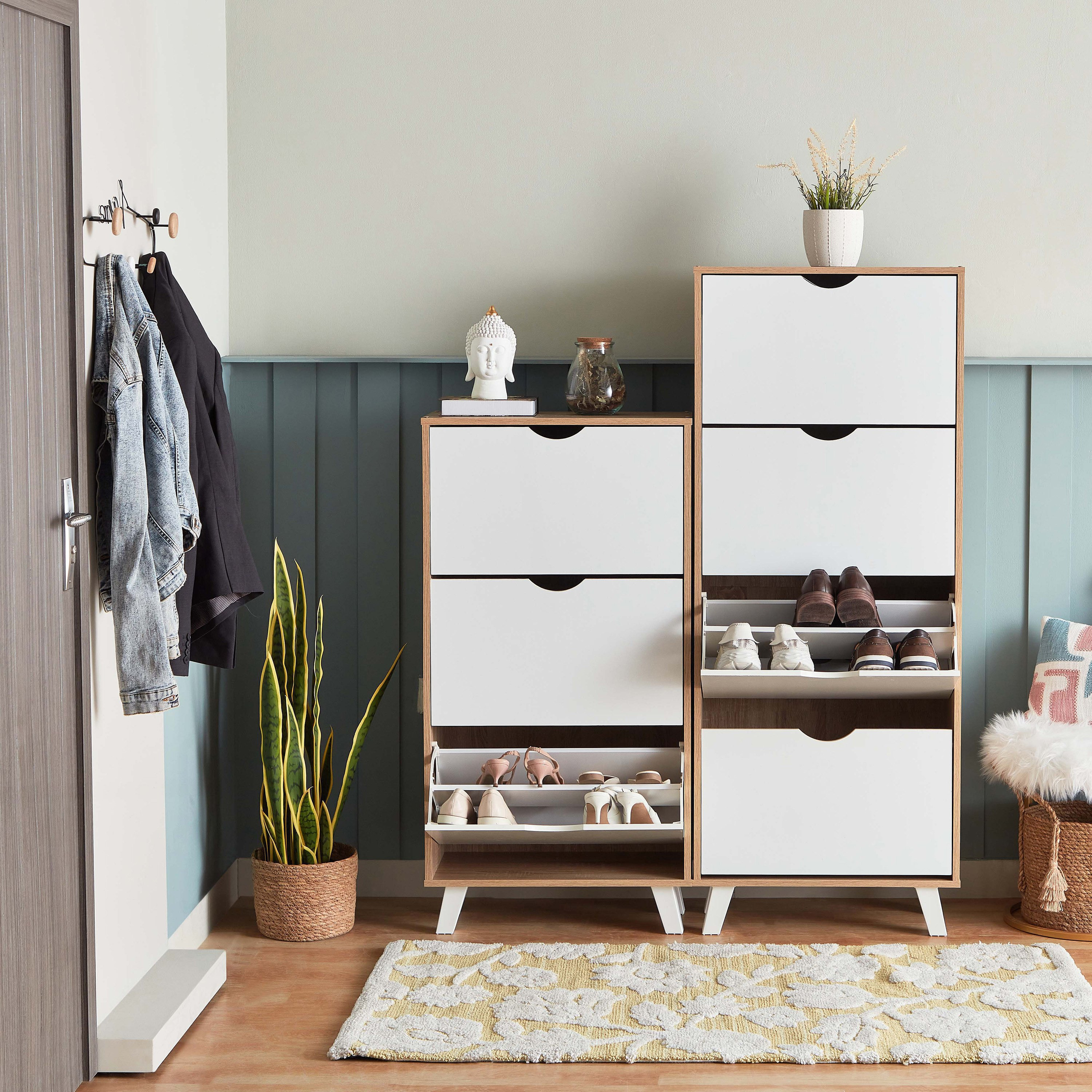 Alford Albany 18-Pair Shoe Cabinet with 3 Drawers-hbxbedroom-shoecabinetsandracks-image-8