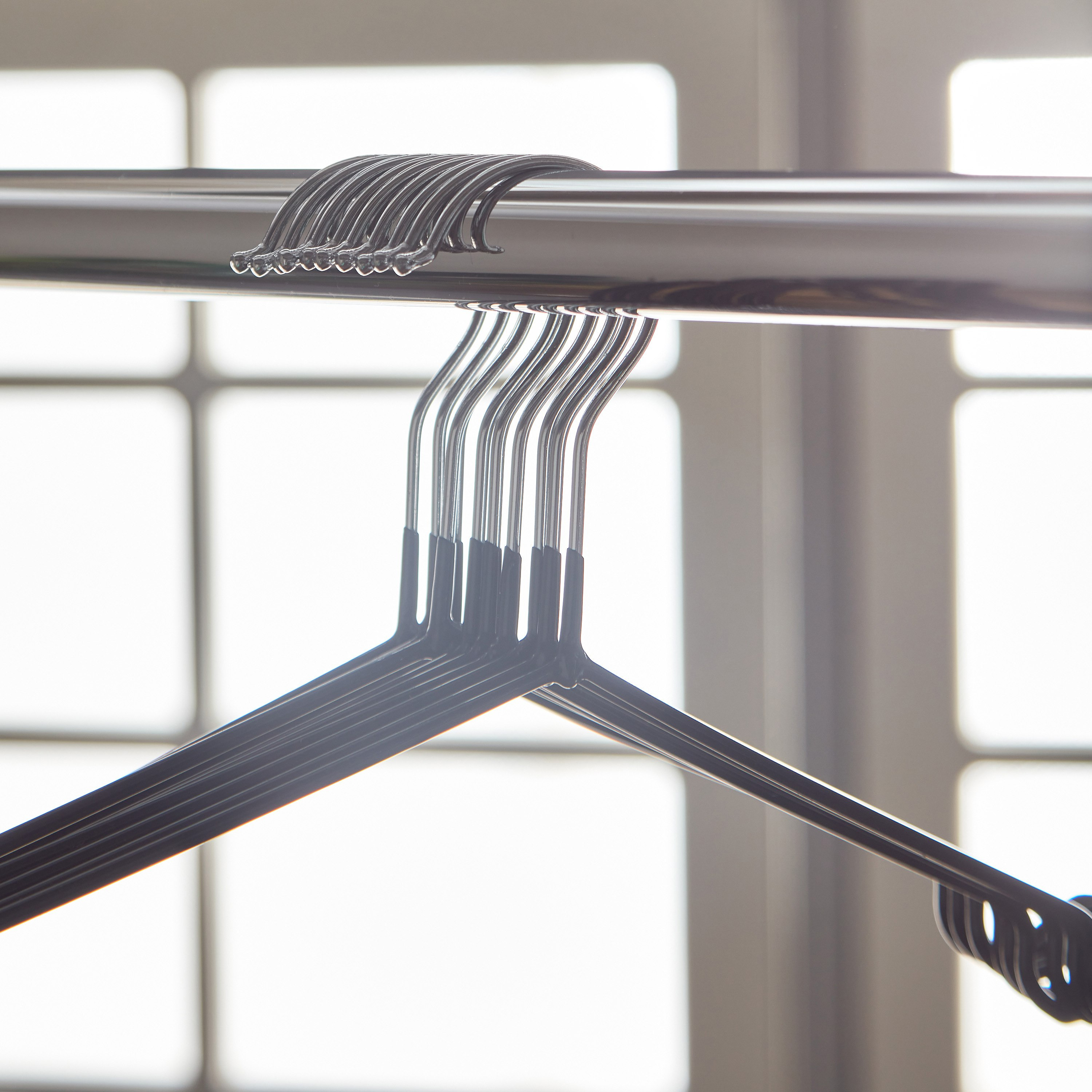 طقم علّاقات معدن مطلية بالمطاط 10 قطع ملونة - 3.2 مم-hbxhomeware-bathandlaundry-clothesdryingracks-image-3