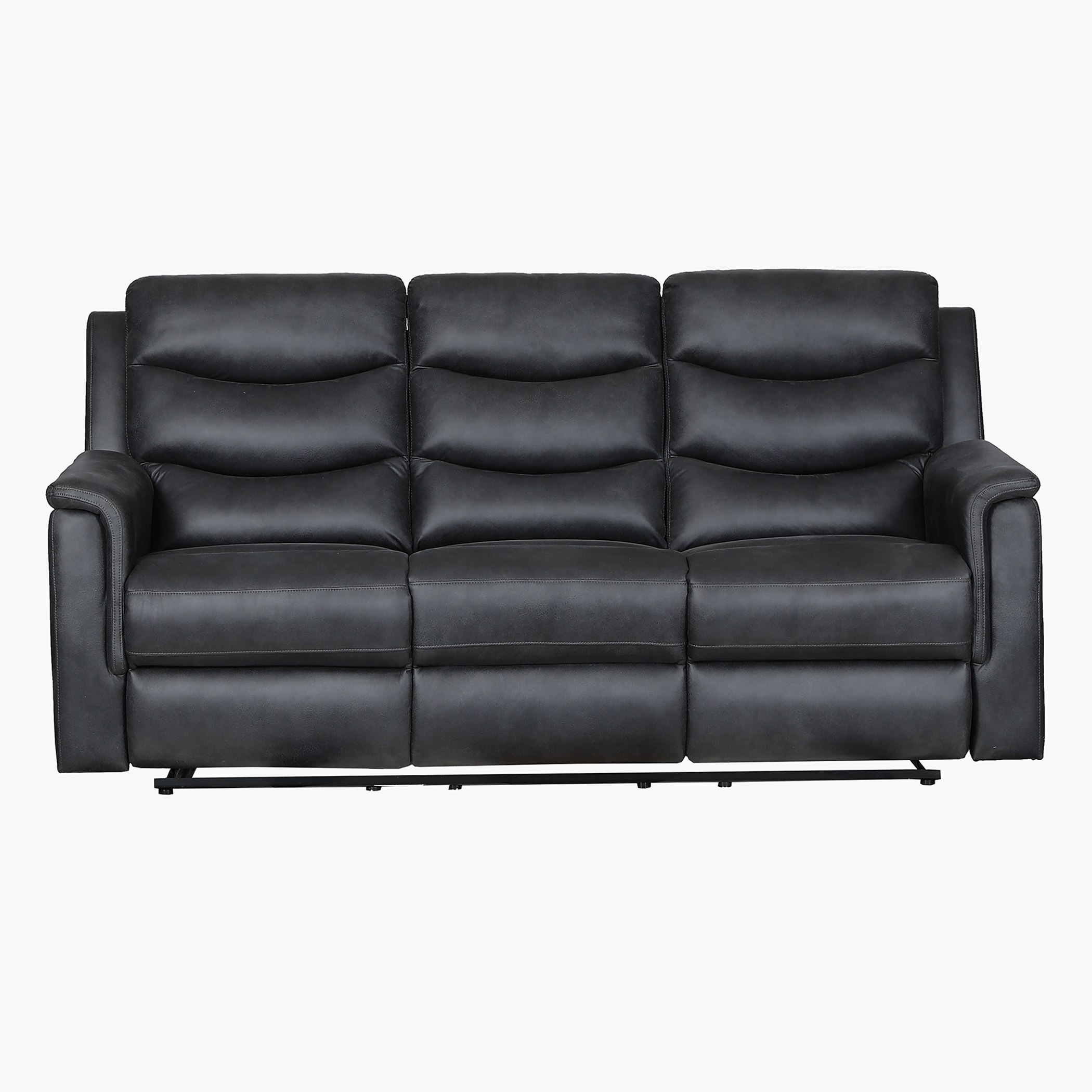 كنبة استرخاء 3 مقاعد جلد صناعي مع طاولة منسدلة من فاتيكان-hbxlivingroom-sofasandarmchairs-sofas-image-2