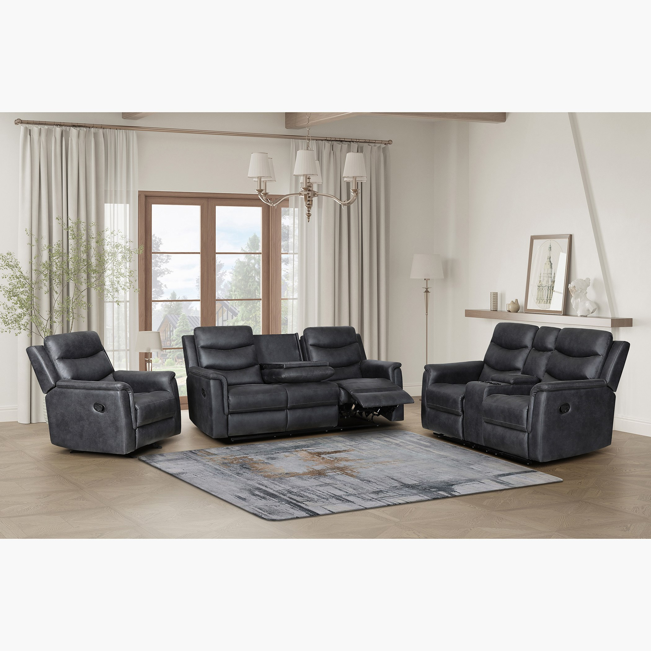 كنبة استرخاء هزازة جلد صناعي مقعد واحد من فاتيكان-hbxfurniture-sofasandarmchairs-reclinersofas-image-5