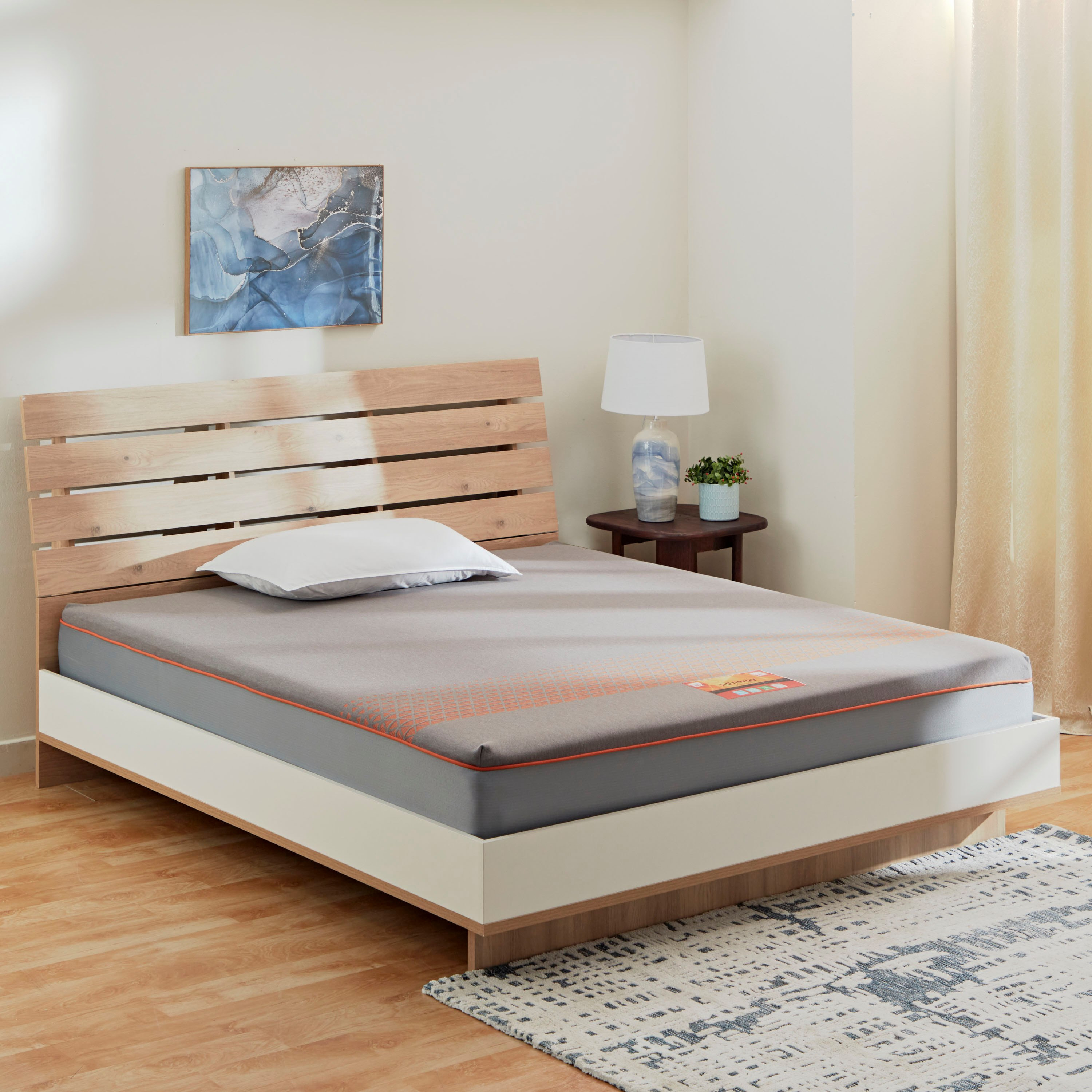 مرتبة مزدوجة بنوابض جيبية من إسفنج ميموري فوم من أي إنرجي - 120x200x26 سم-hbxfurniture-mattresses-twin-image-2
